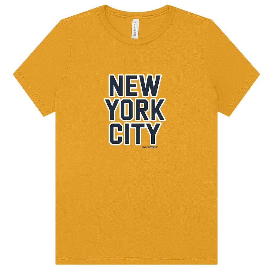 Souvenir Edit: NEW YORK CITY Varsity Block Women's Top、mySite、vikingsvslions