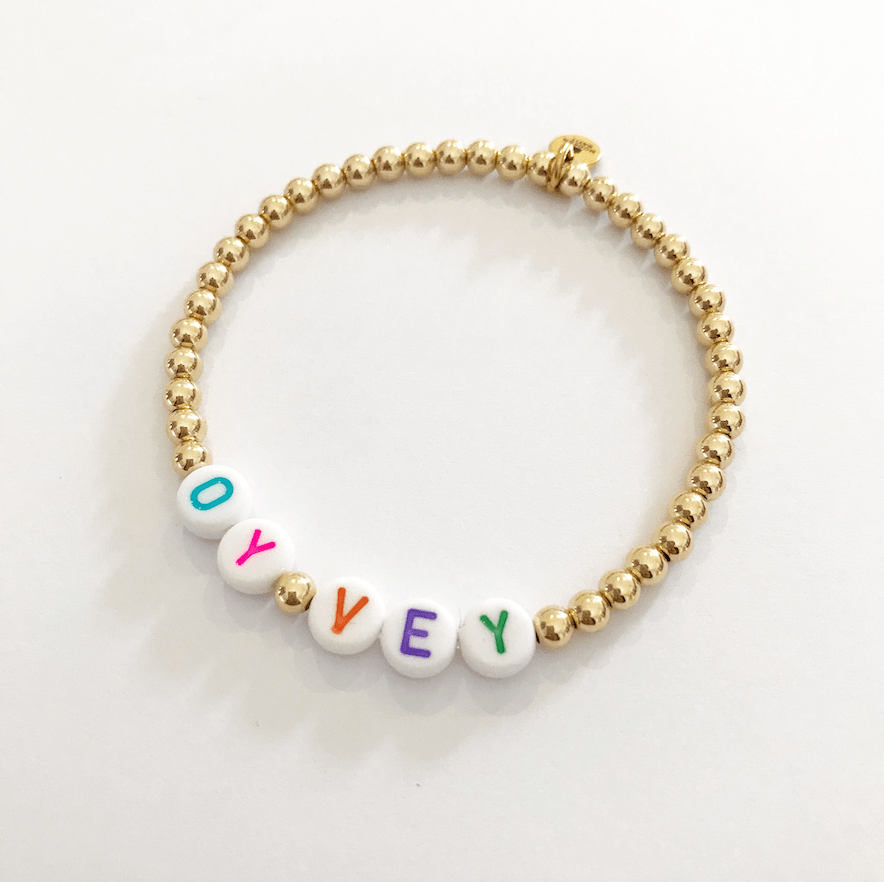 Oy Vey Beaded Bracelet - (Choice of Colors)、mySite、topwebapps