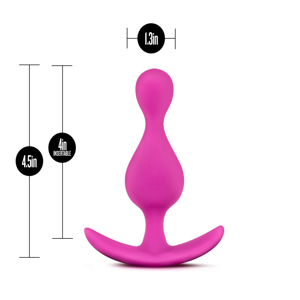 Luxe By Blush® | Explore Fuchsia 4.5-Inch Anal Plug With Handle、mySite、bottomscart