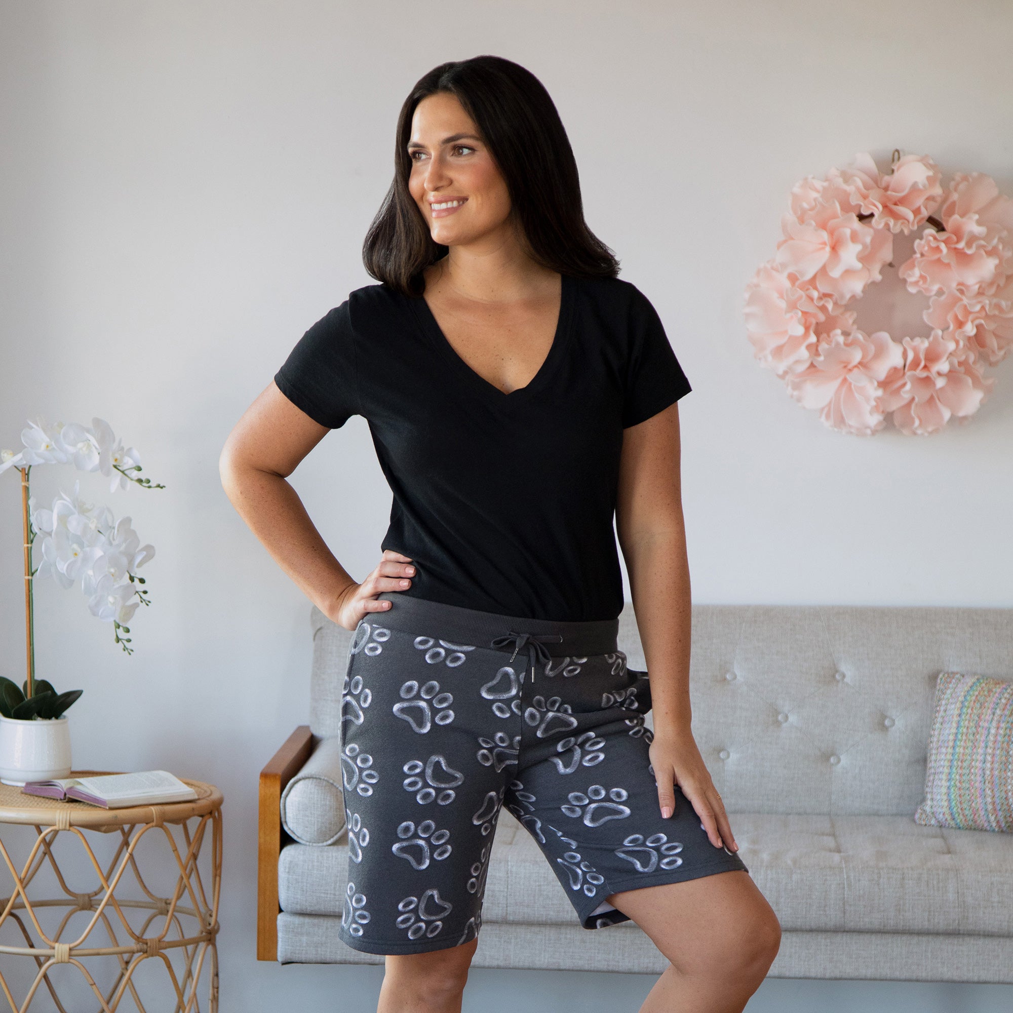 All Over Chalk Paw Board Shorts、mySite、camillekostekn