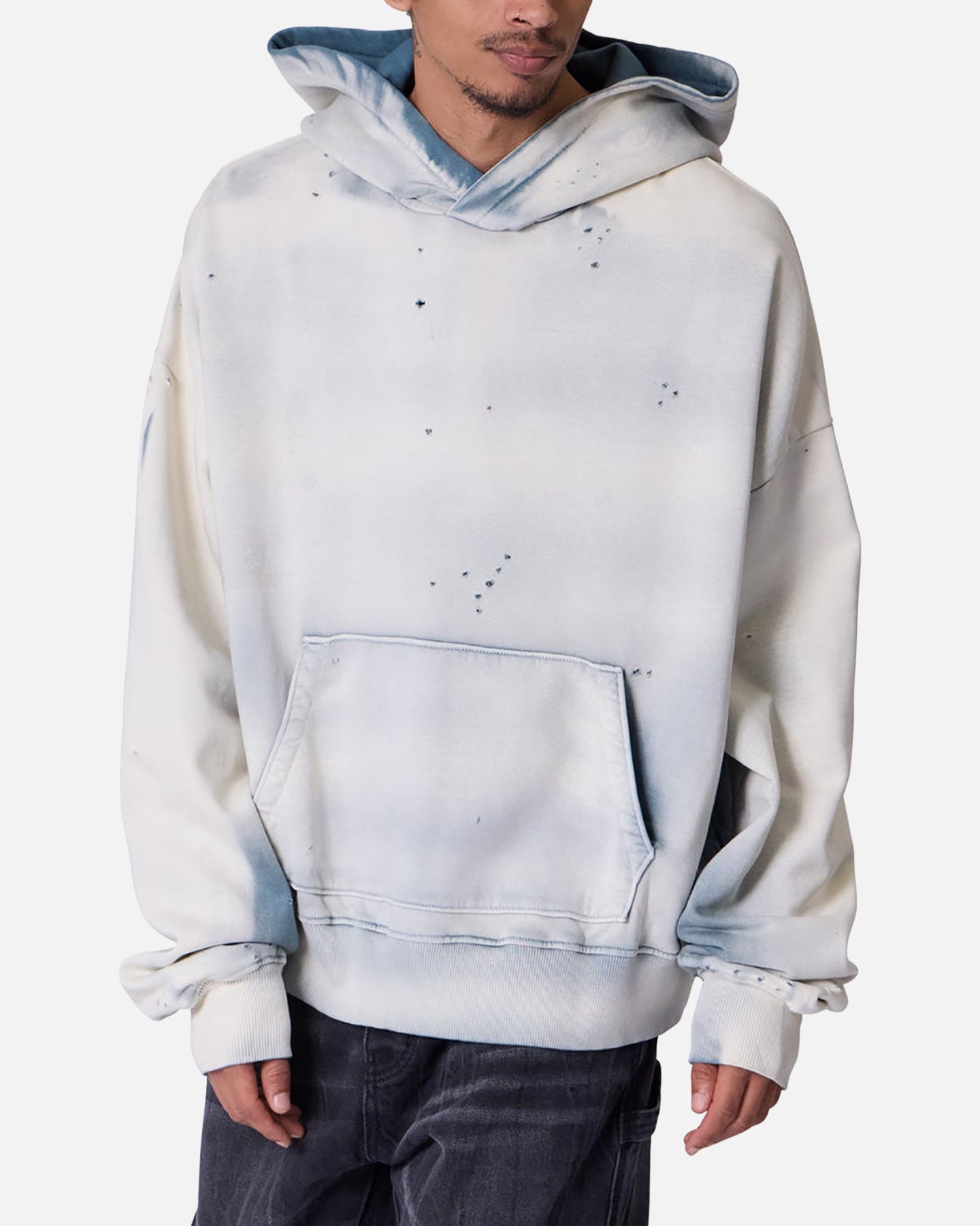 MNML Sprayed Hoodie Blue、mySite、zt4zffjzw