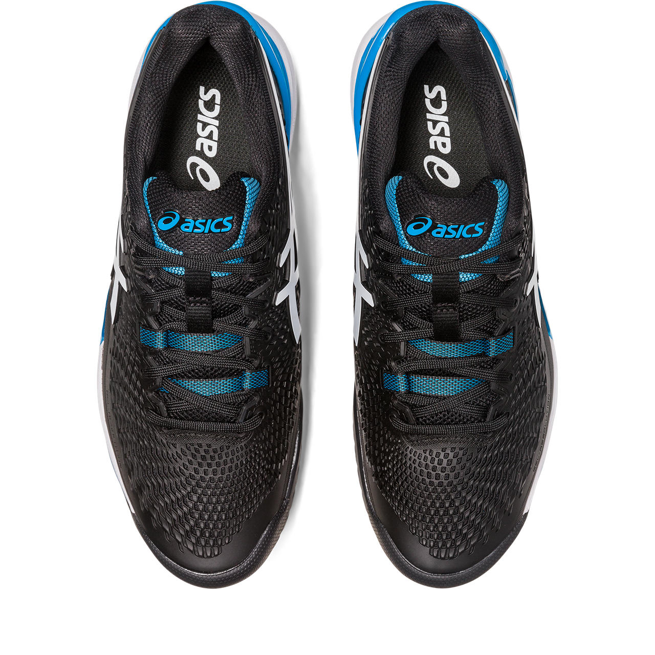 Asics Gel Resolution 9 Men's Tennis Shoe (Black/Blue)