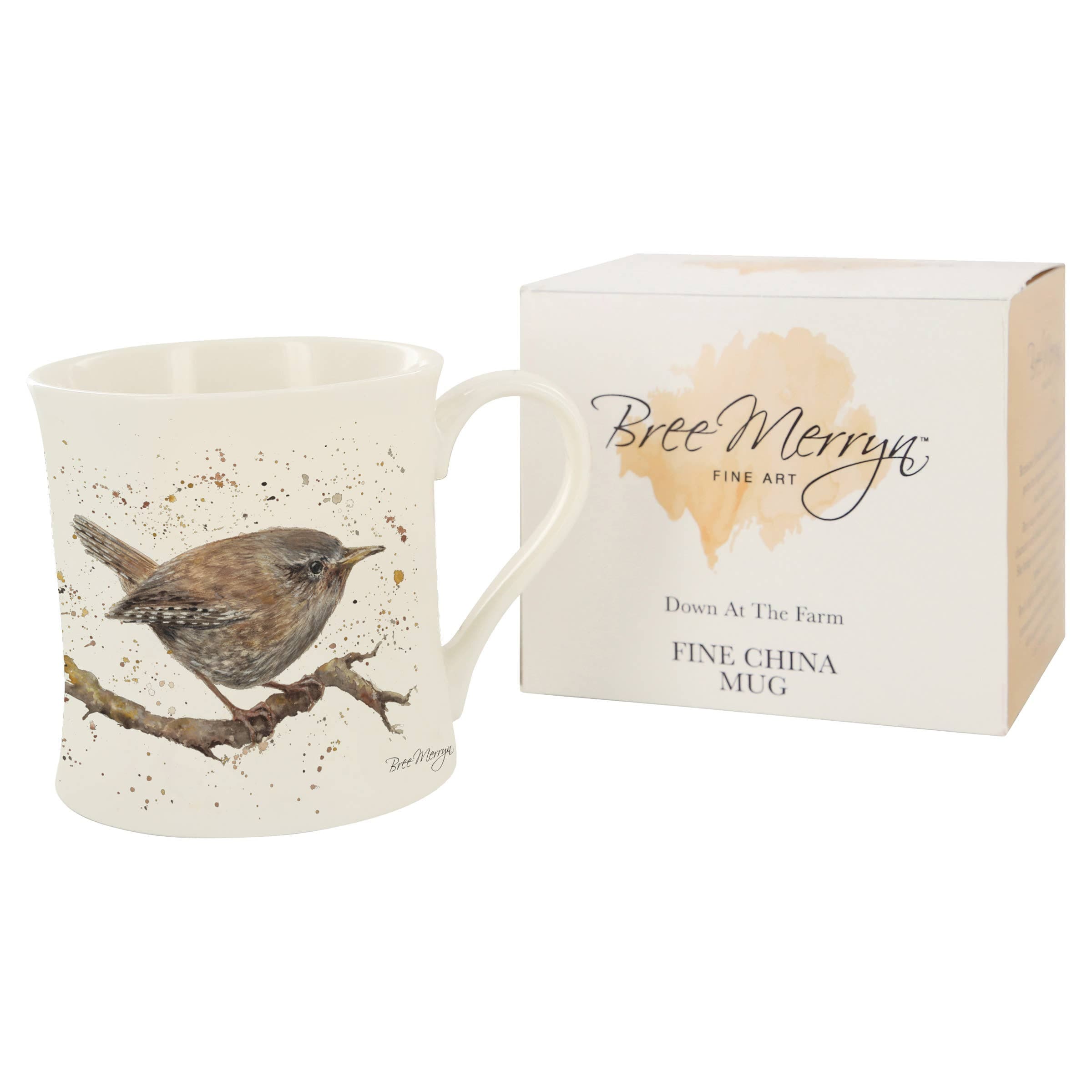WREN WATERCOLOR MUG by artist Bree Merryn、mySite、g9winljtr