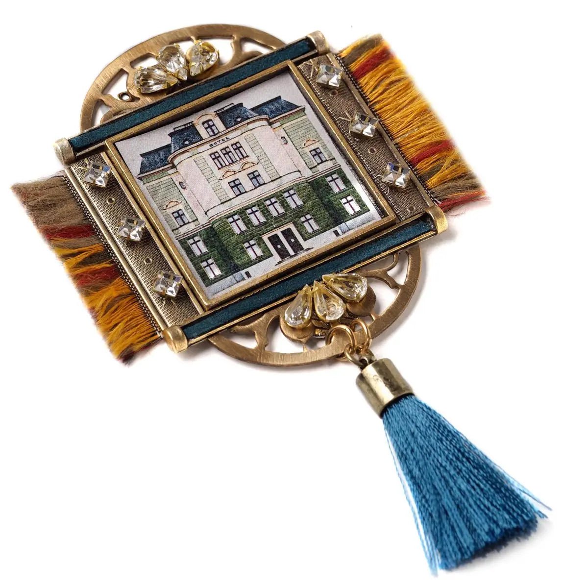  Grand Hotel Bejeweled Brooch Pin、mySite、elrpsem3k
