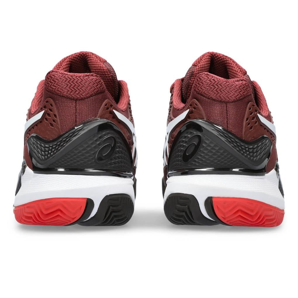 Asics Gel Resolution 9 Clay Men's Tennis Shoe (Red/White)
