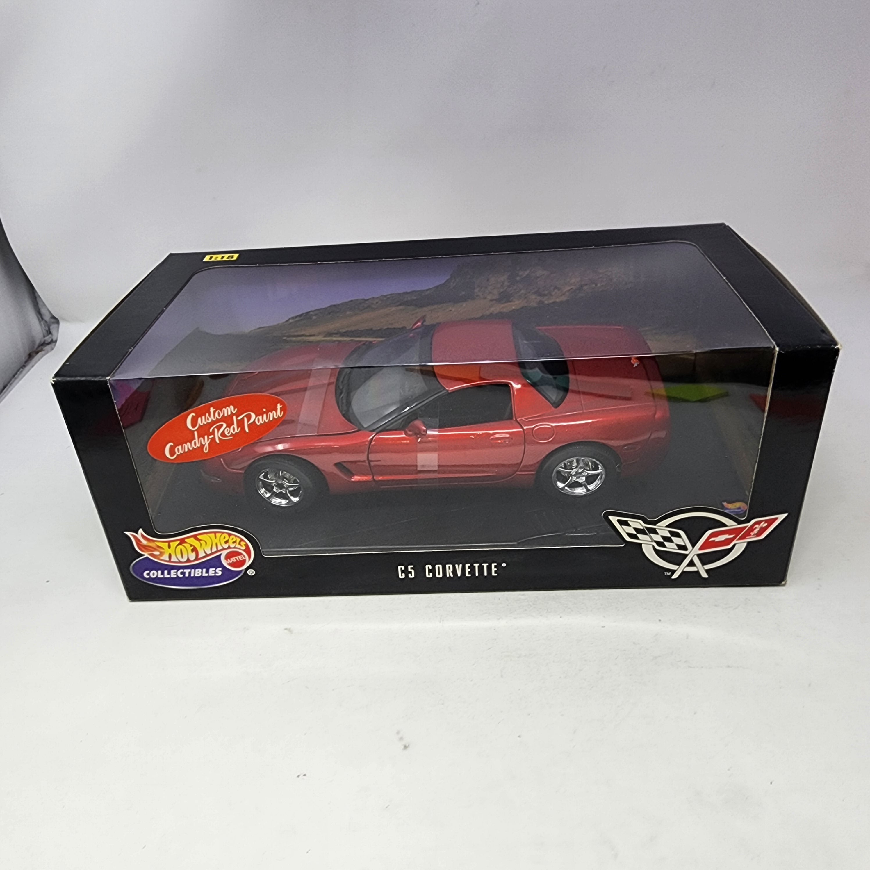 C5 Chevrolet Corvette * Candy RED * Hot Wheels Collectibles 1/18 Scale、mySite、hgirdovlk