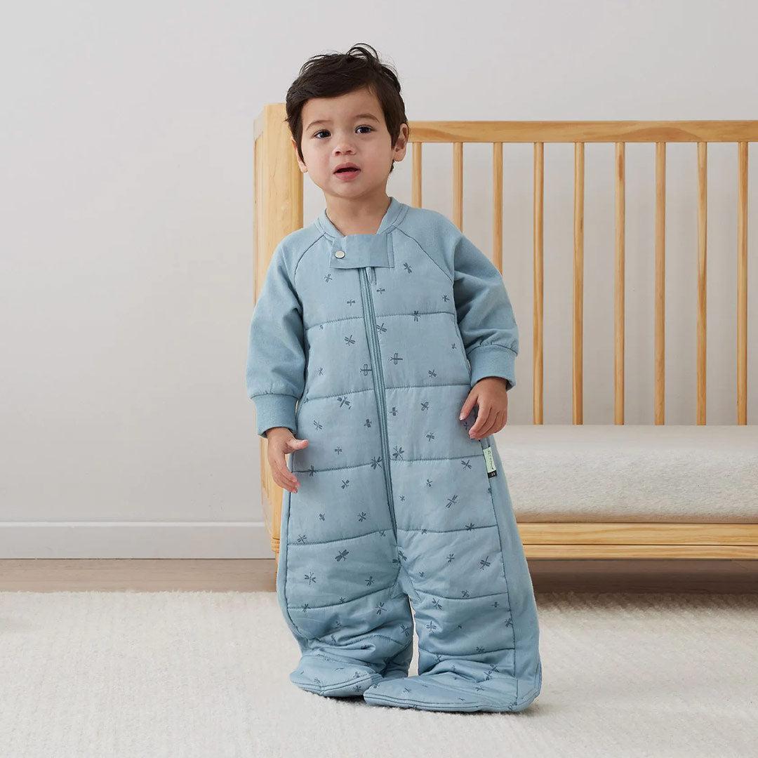  ergoPouch - Organic Winter Long Sleeved 2 In 1 Sleeping Suit Bag - 3.5 TOG - Dragonflies、mySite、merchandisen