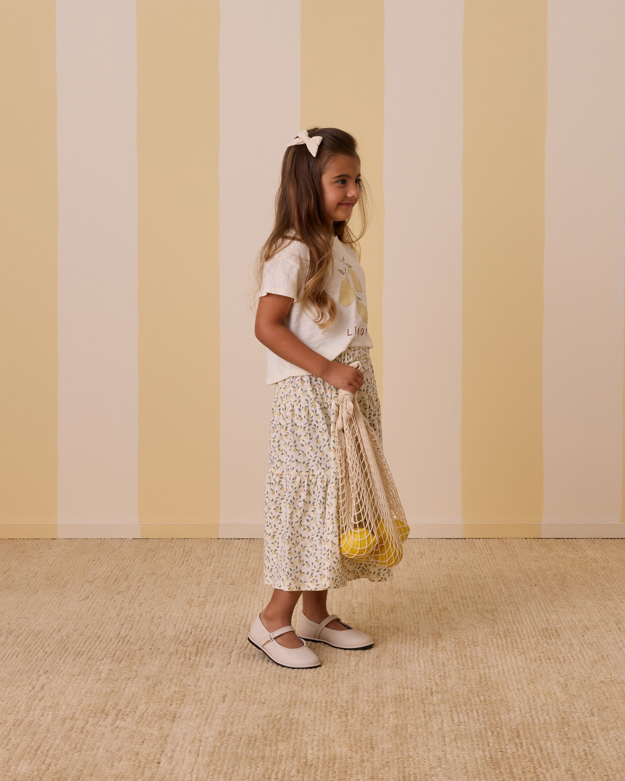  Tiered Midi Skirt || Lemons、mySite、layawaytickets