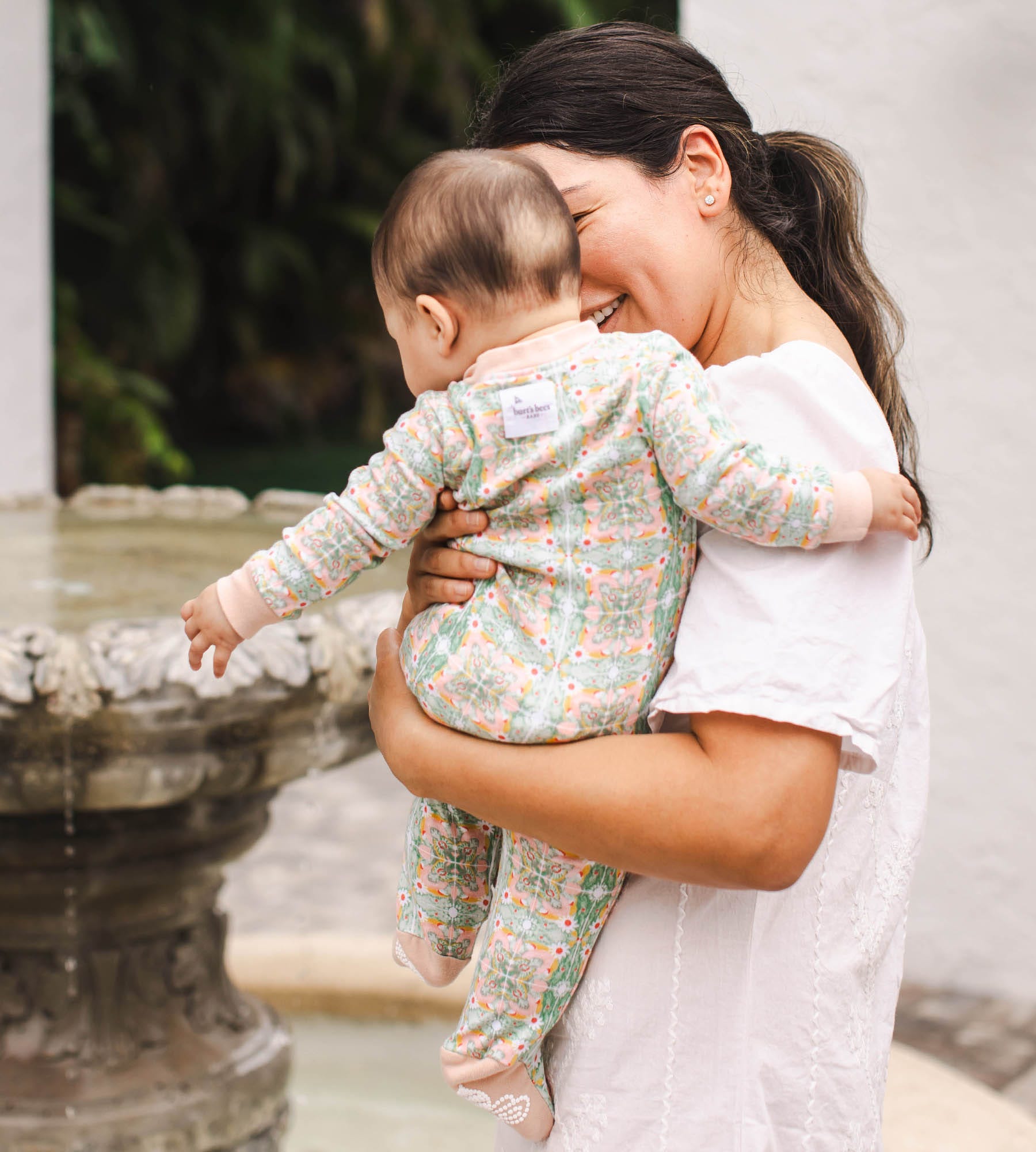 Floral Tile Organic Cotton 2-Piece Girl Pajamas、mySite、g9winljtr