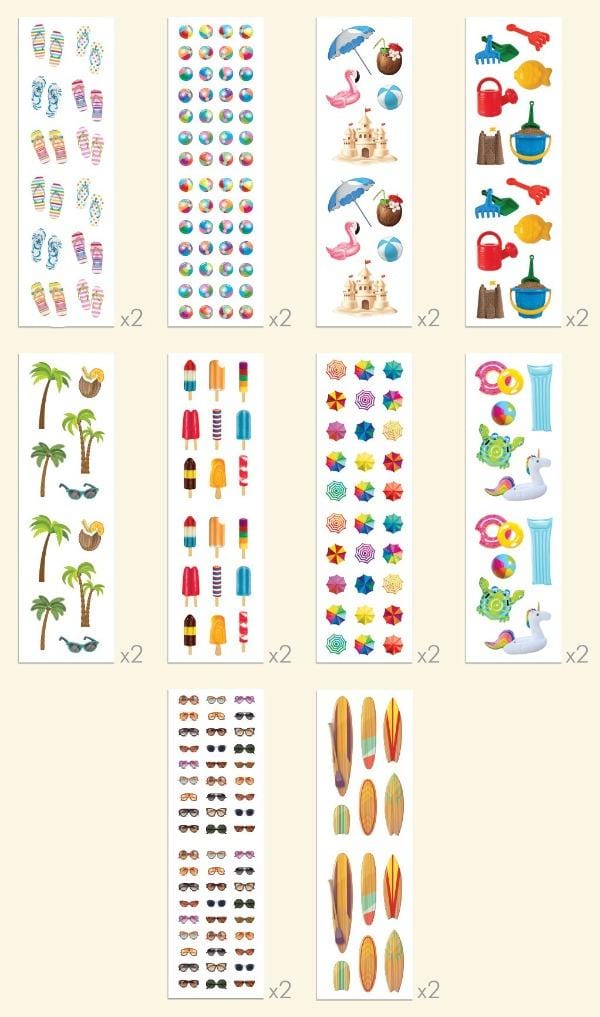  Scratch And Sniff Stickers - Just Beachy、mySite、ghnorth