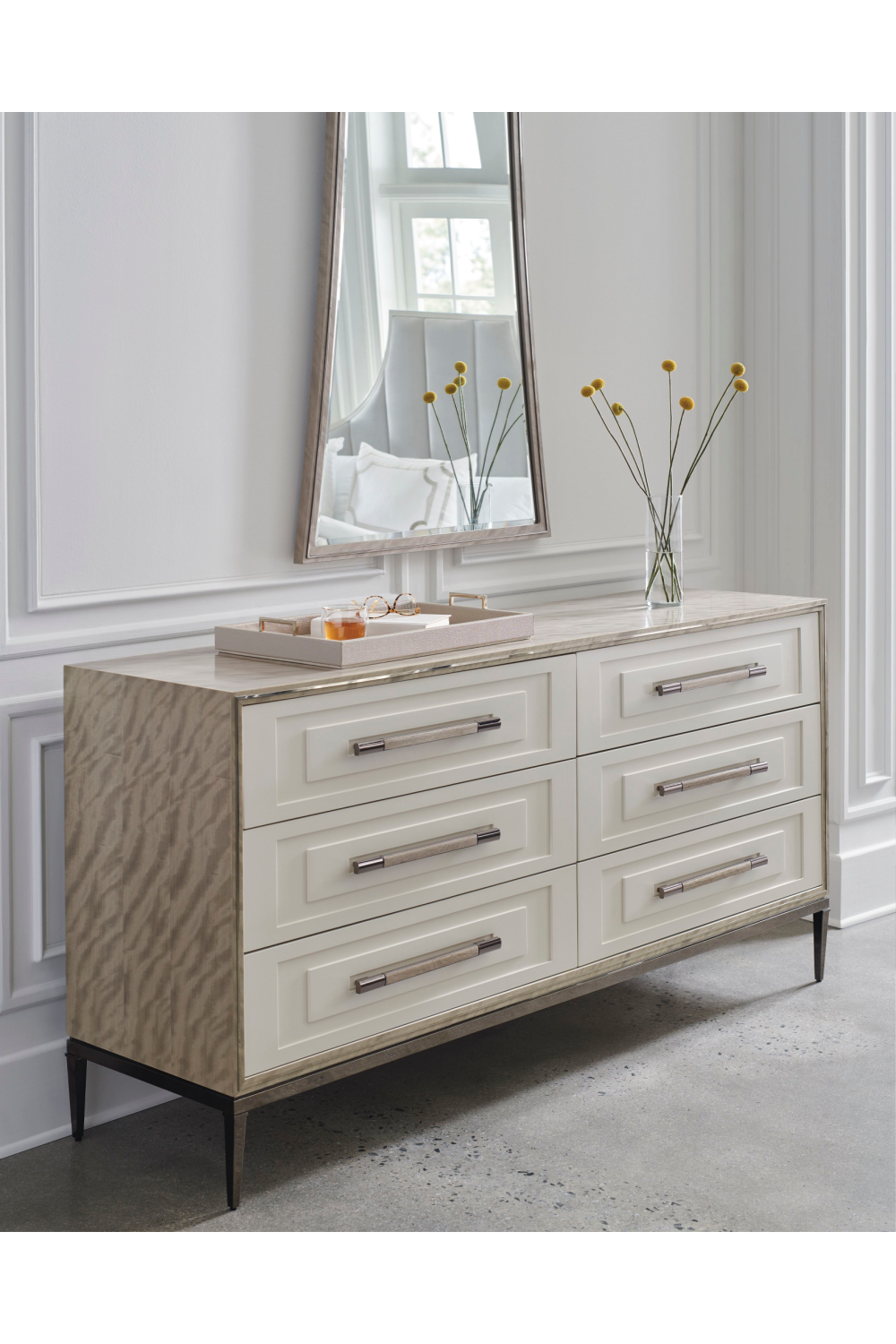 White Ceramic Dresser | Caracole Impressive、mySite、neckold