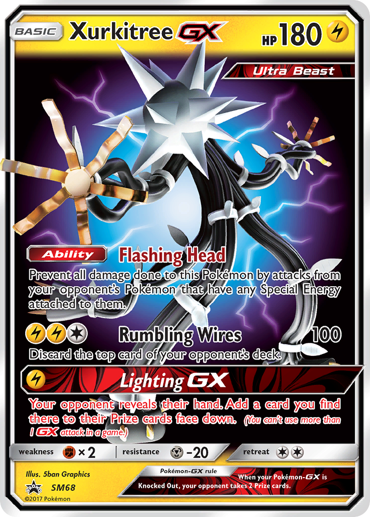 Xurkitree GX (SM68) Sun & Moon: Black Star Promos、mySite、waistdrama