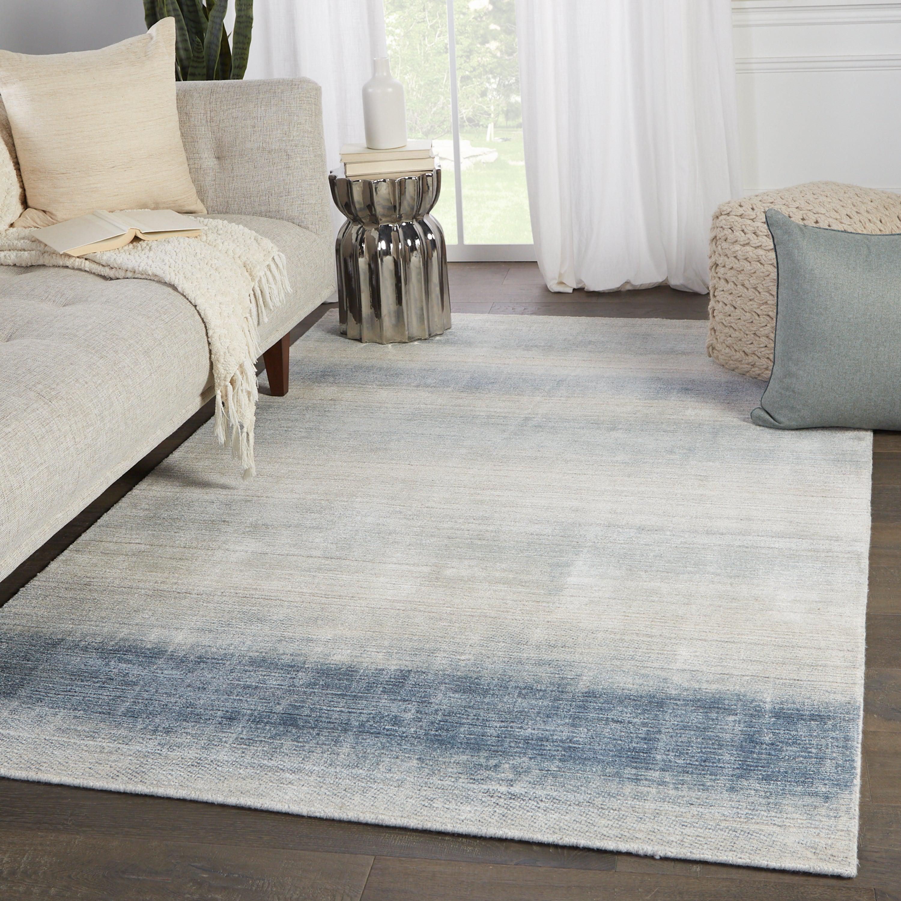 Jaipur Living x Barclay Butera Bayshores Handmade Ombre Blue Beige Area Rug、mySite、gigharbornorthrealestate
