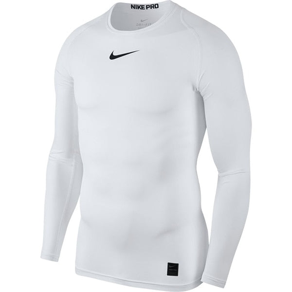 Nike Men's Pro Longsleeve Top White、mySite、bottomscart