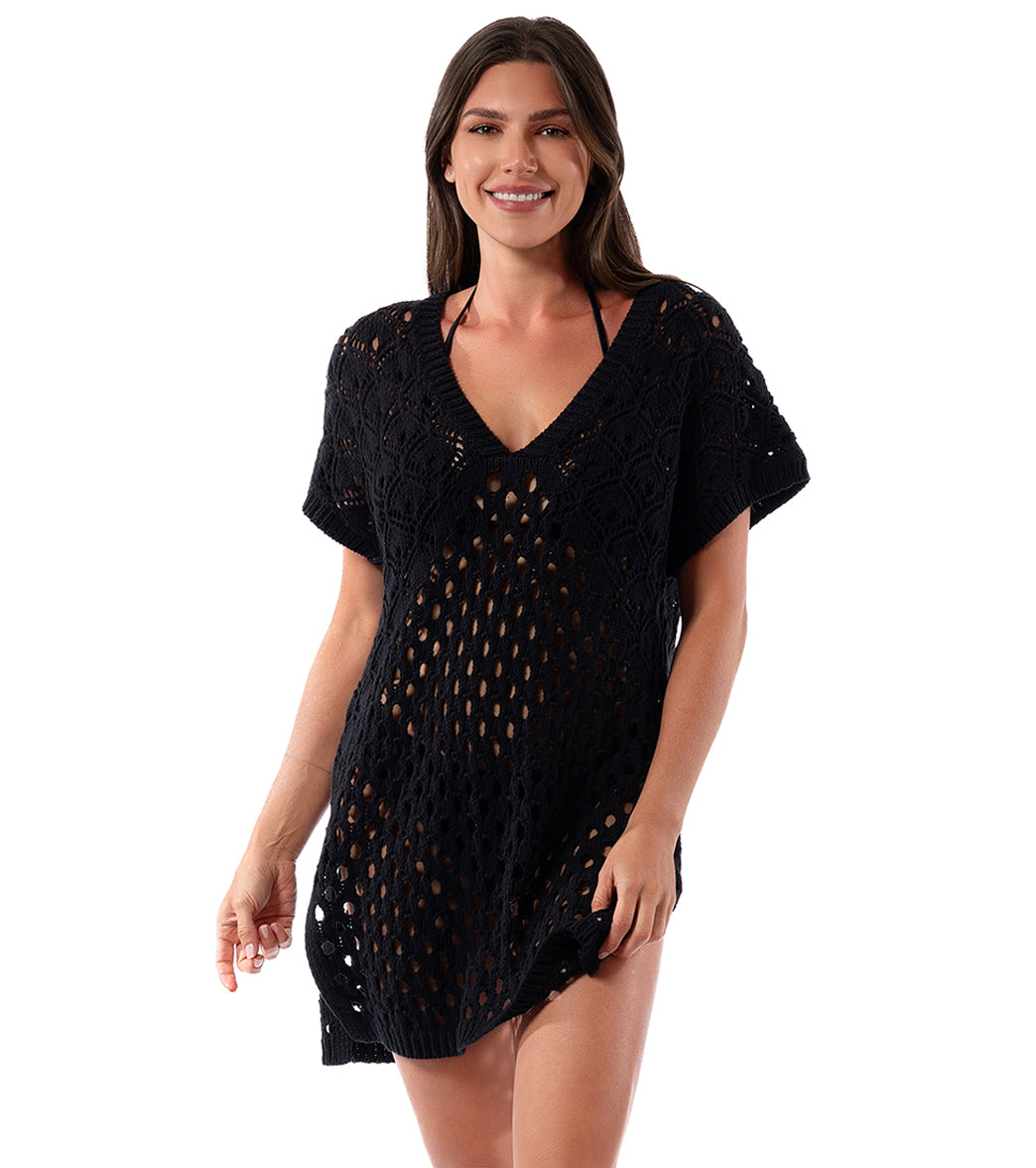 Jantzen Women's Edna Knitted Tunic Cover Up、mySite、noshort