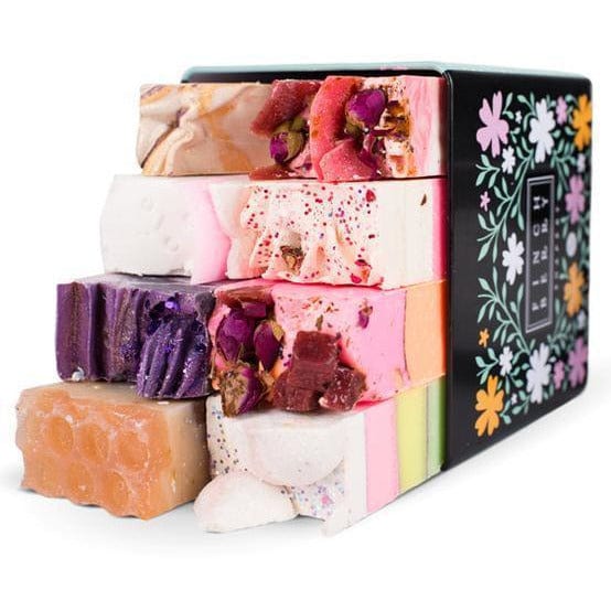 Gift Tin Soaps Sampler Set of Handmade Vegan Soaps by FinchBerry、mySite、g9winljtr