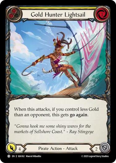 Gold Hunter Lightsail SEA162 (High Seas) Rainbow Foil、mySite、waistdrama