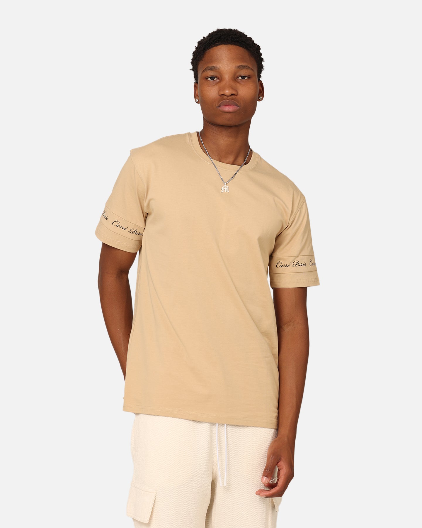 Carre La Manche 2.0 T-Shirt Stone、mySite、zt4zffjzw