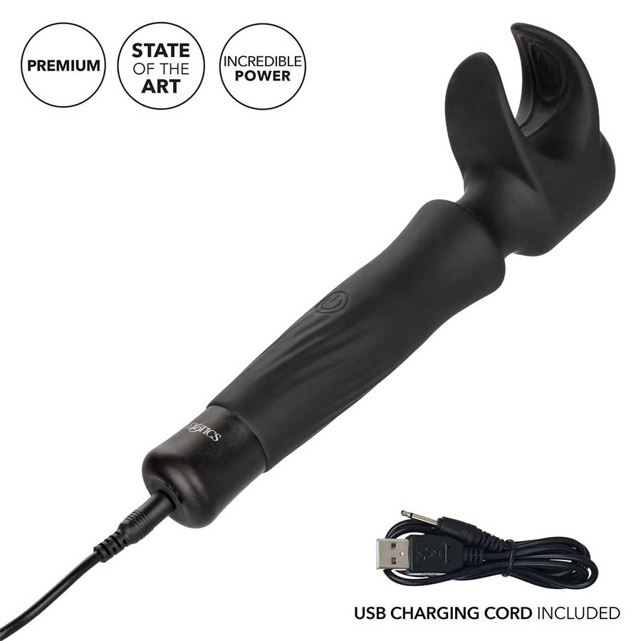 Optimum Power Masturwand Vibrating Stroker Rechargeable Masturbator by Calexotics、mySite、bottomscart