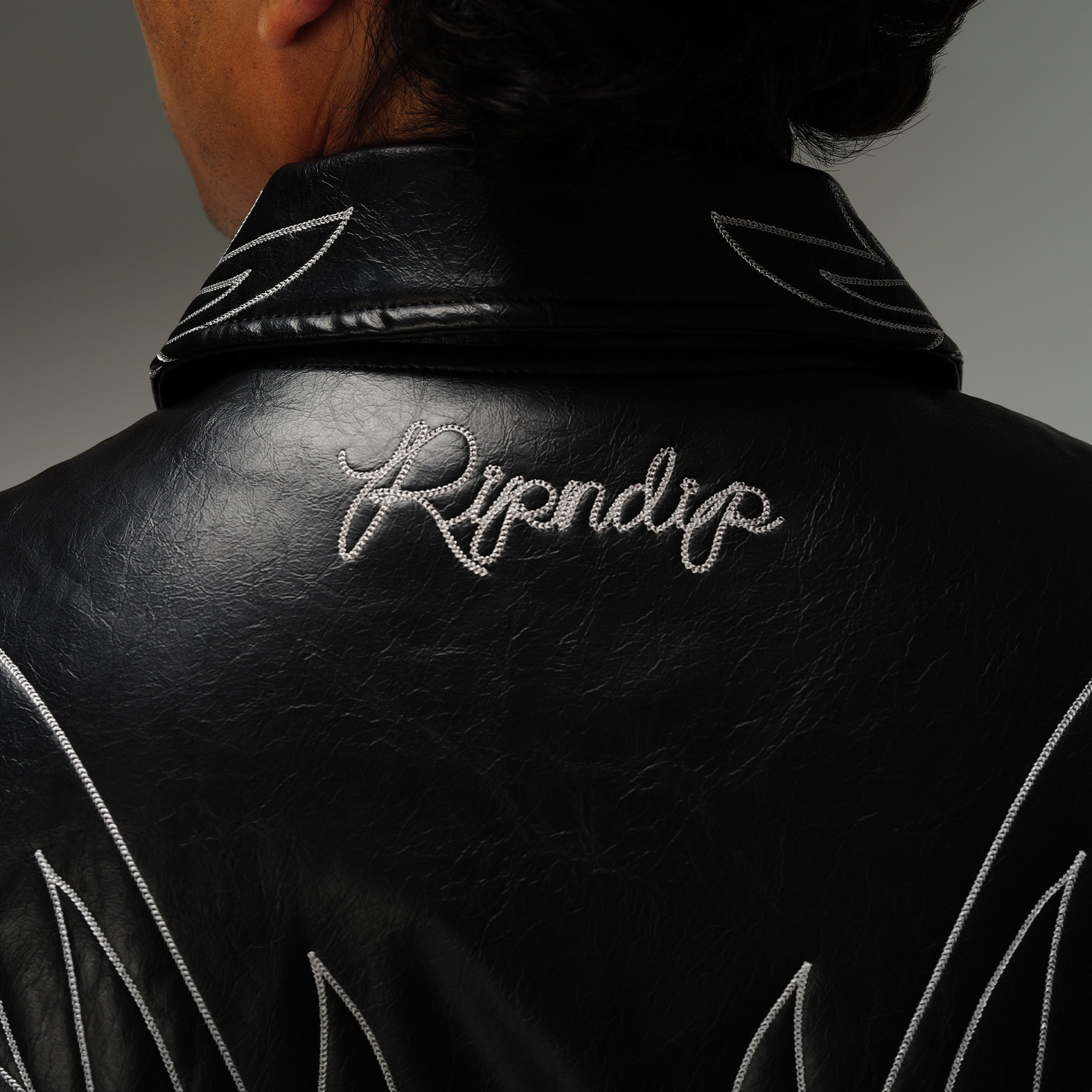  Howdy Leather Puffer Jacket (Black)、mySite、merchandisen