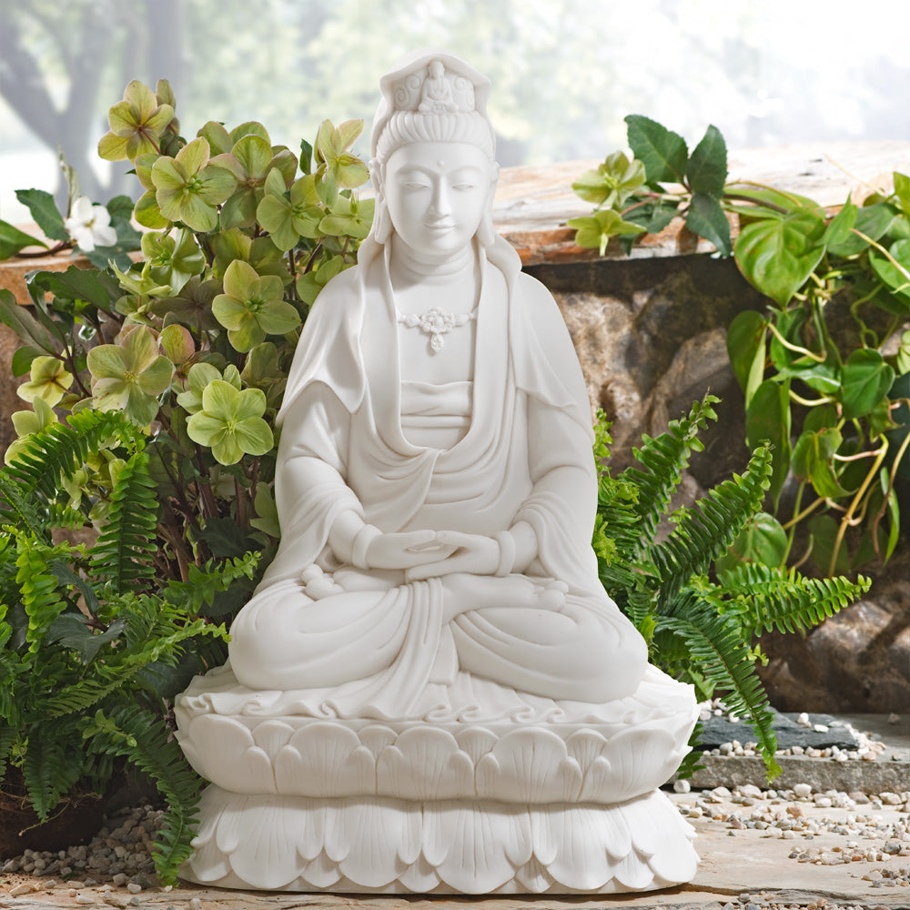 Seated Marble Kuan Yin、mySite、topwebapps