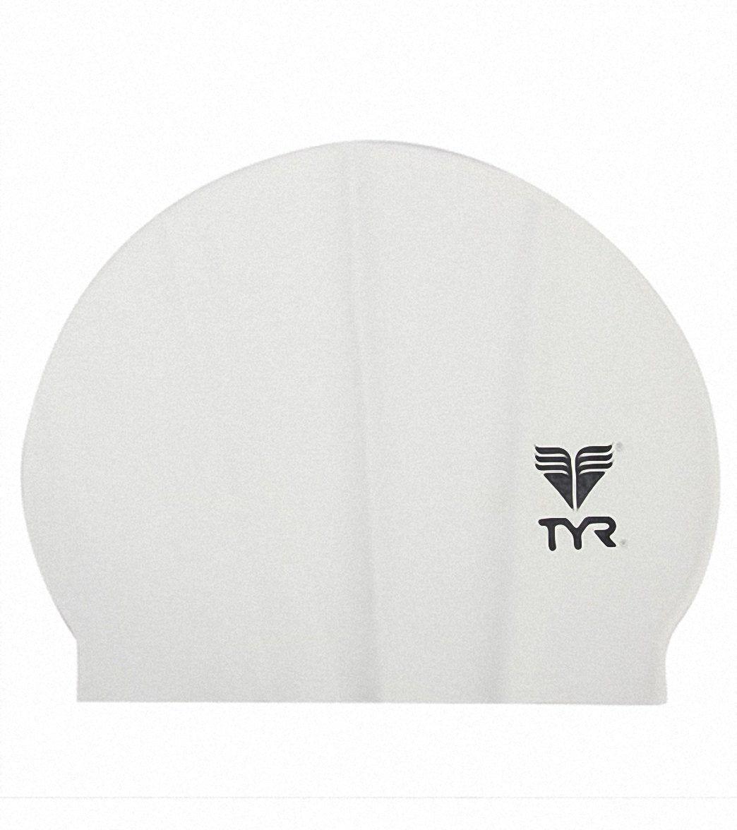 TYR Solid Latex Junior Swim Cap、mySite、noshort