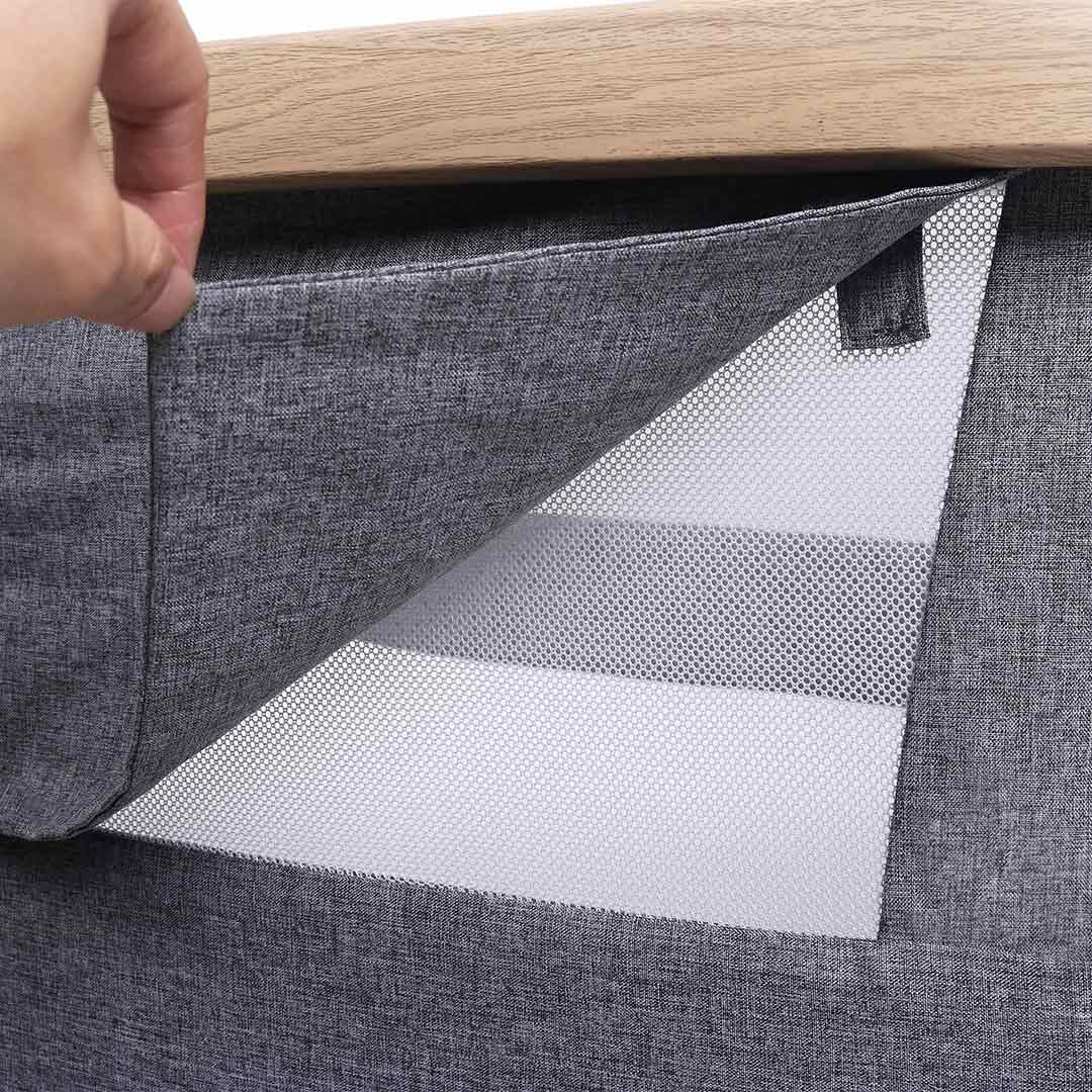  Tutti Bambini CoZee Air Bedside Crib - Oak and Charcoal、mySite、merchandisen