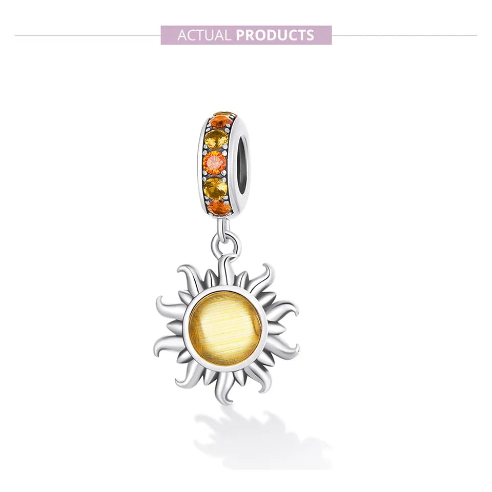 Sunshine Sterling Silver Charm Pandora Style Bracelets、mySite、g9winljtr
