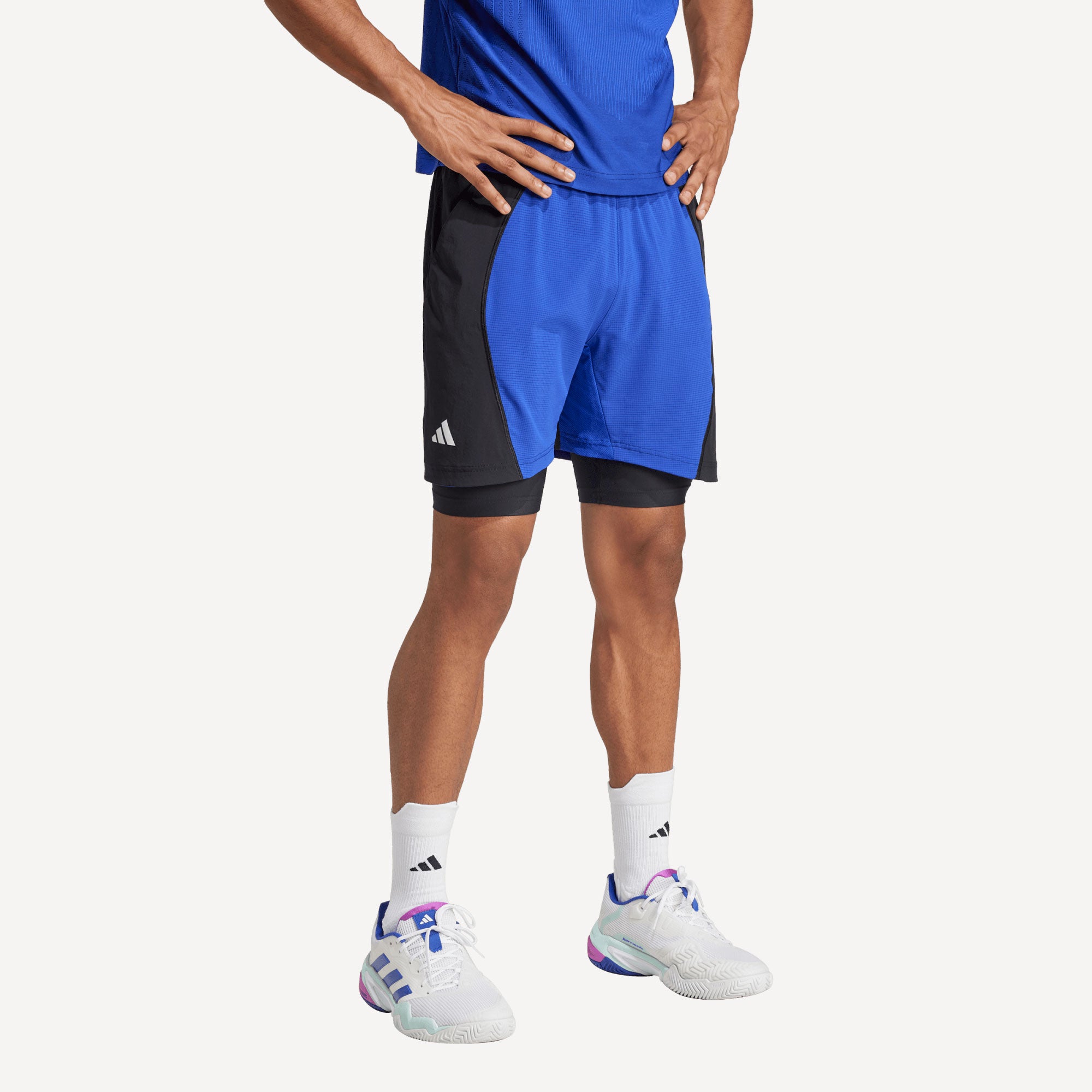 adidas Pro New York Men's Tennis Shorts and Inner Shorts Set