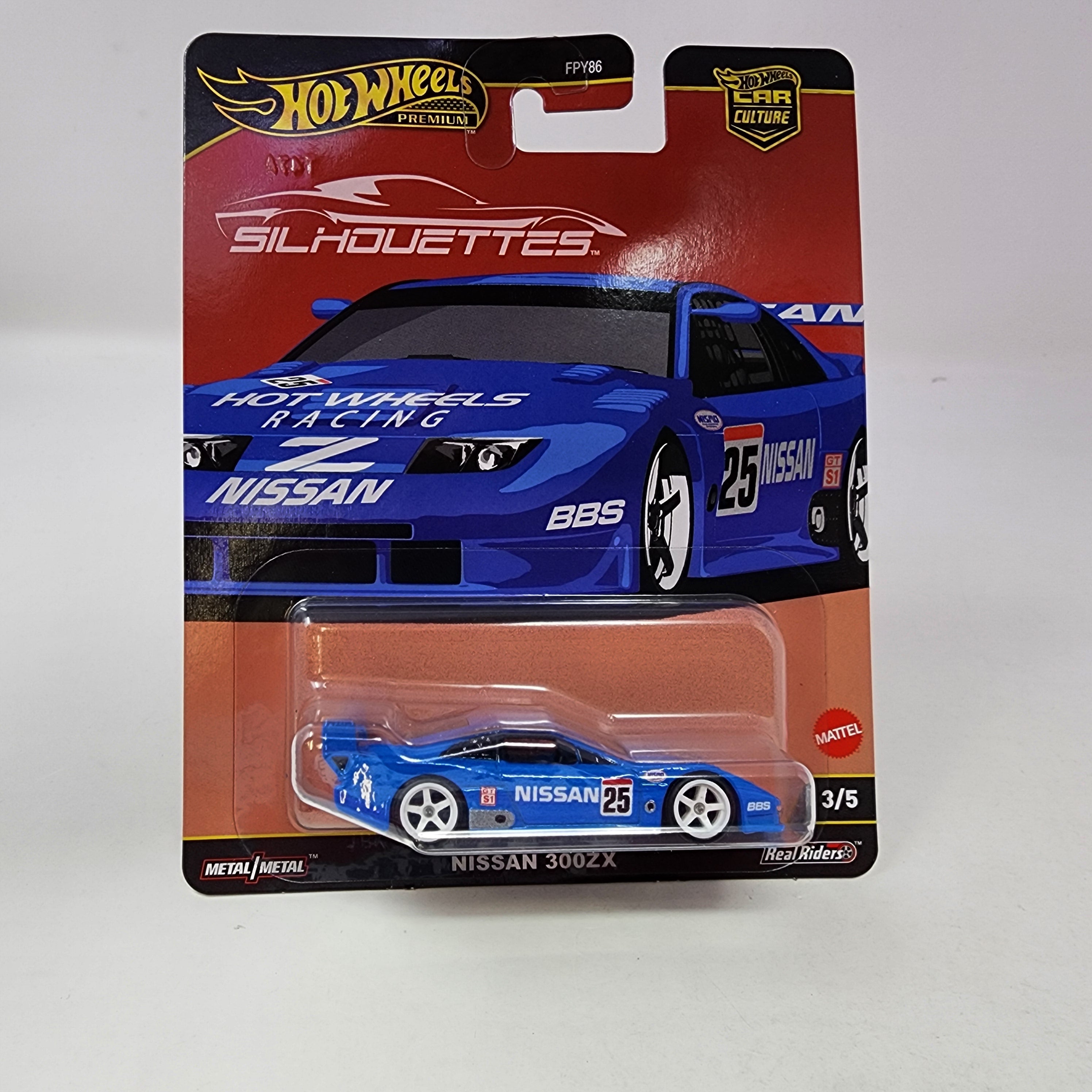 Nissan 300ZX 3/5 * 2025 Hot Wheels Car Culture Silhouettes Case G、mySite、hgirdovlk
