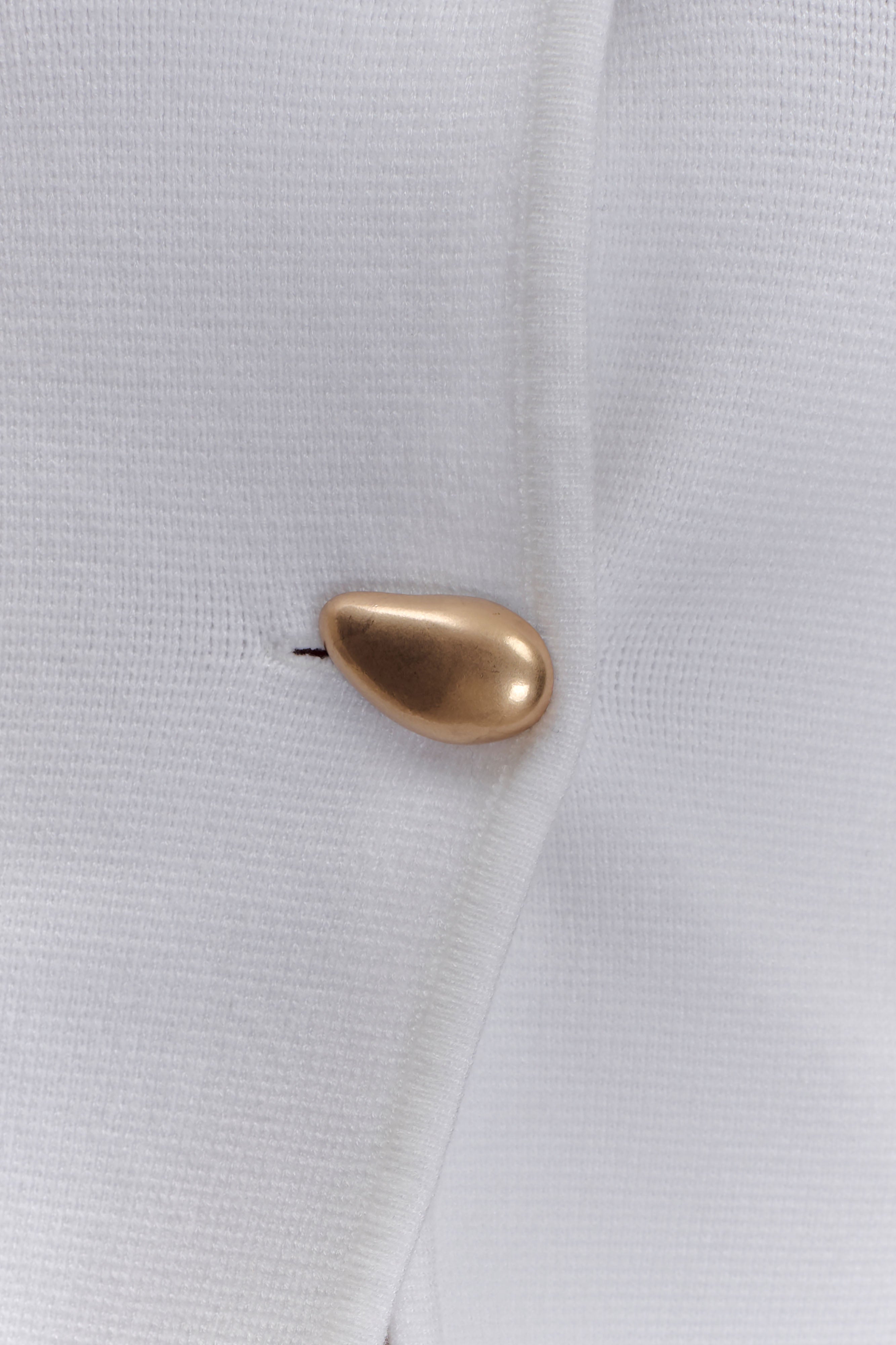 Veda Wide Sleeve Knit Cardigan - White、mySite、solidvoid