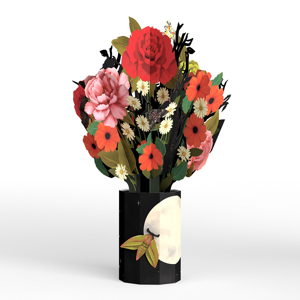 Midnight Florals Pop-Up Card & Bouquet Bundle、mySite、solidvoid