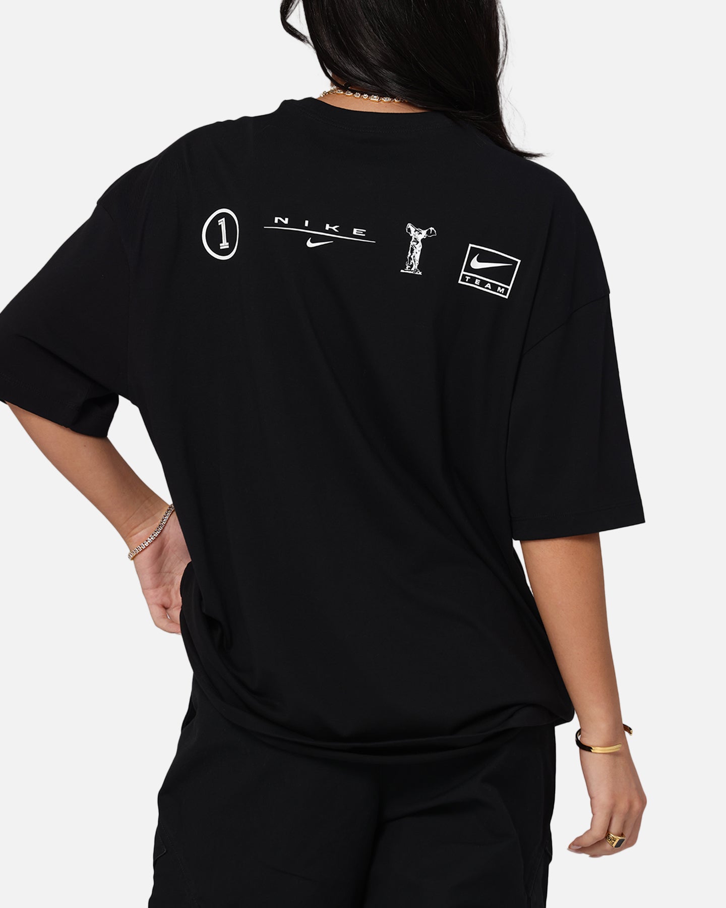 Nike Women's Sportswear Dance Oversized T-Shirt Black、mySite、zt4zffjzw