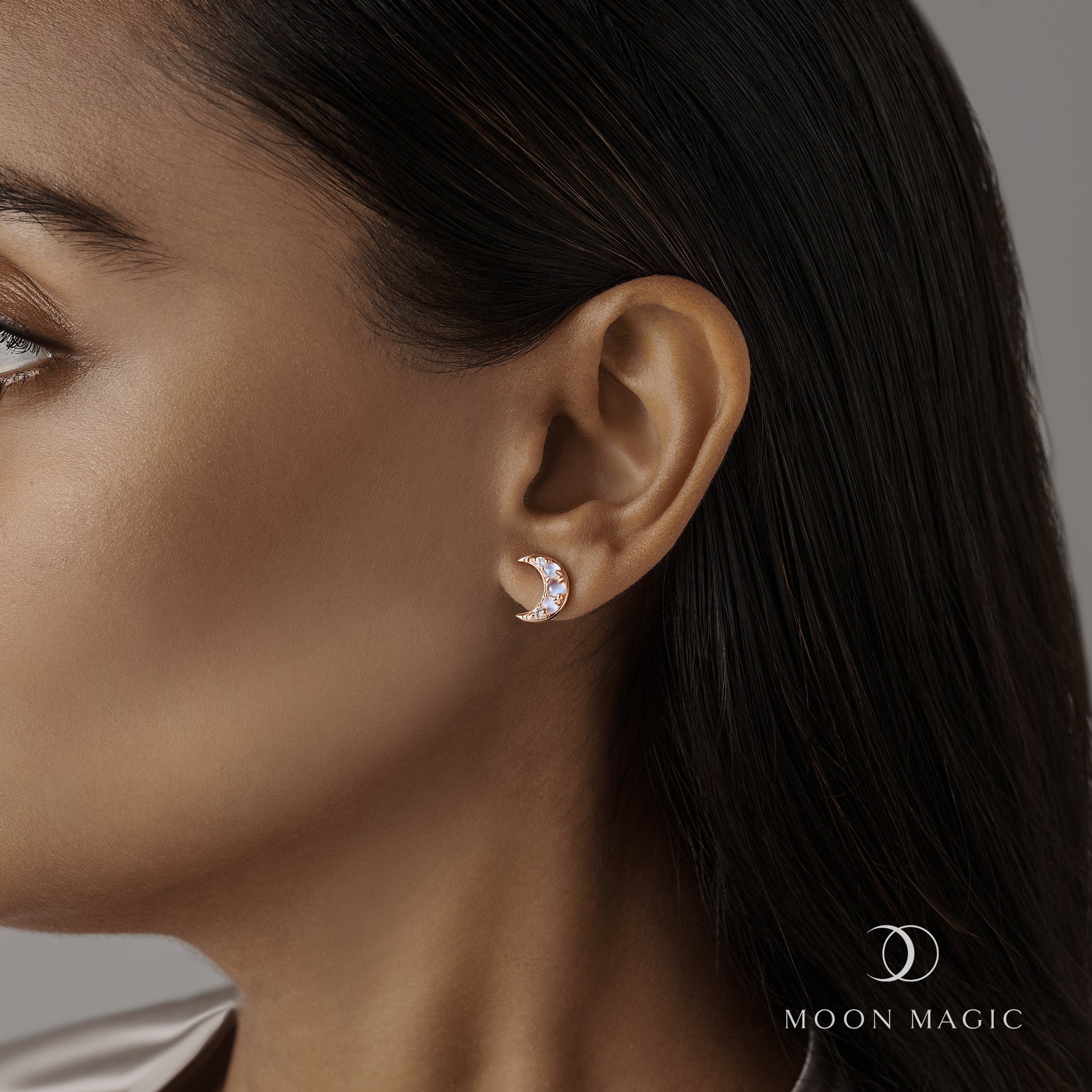 Moonstone Earrings - Twilight Studs、mySite、hinf8tx79