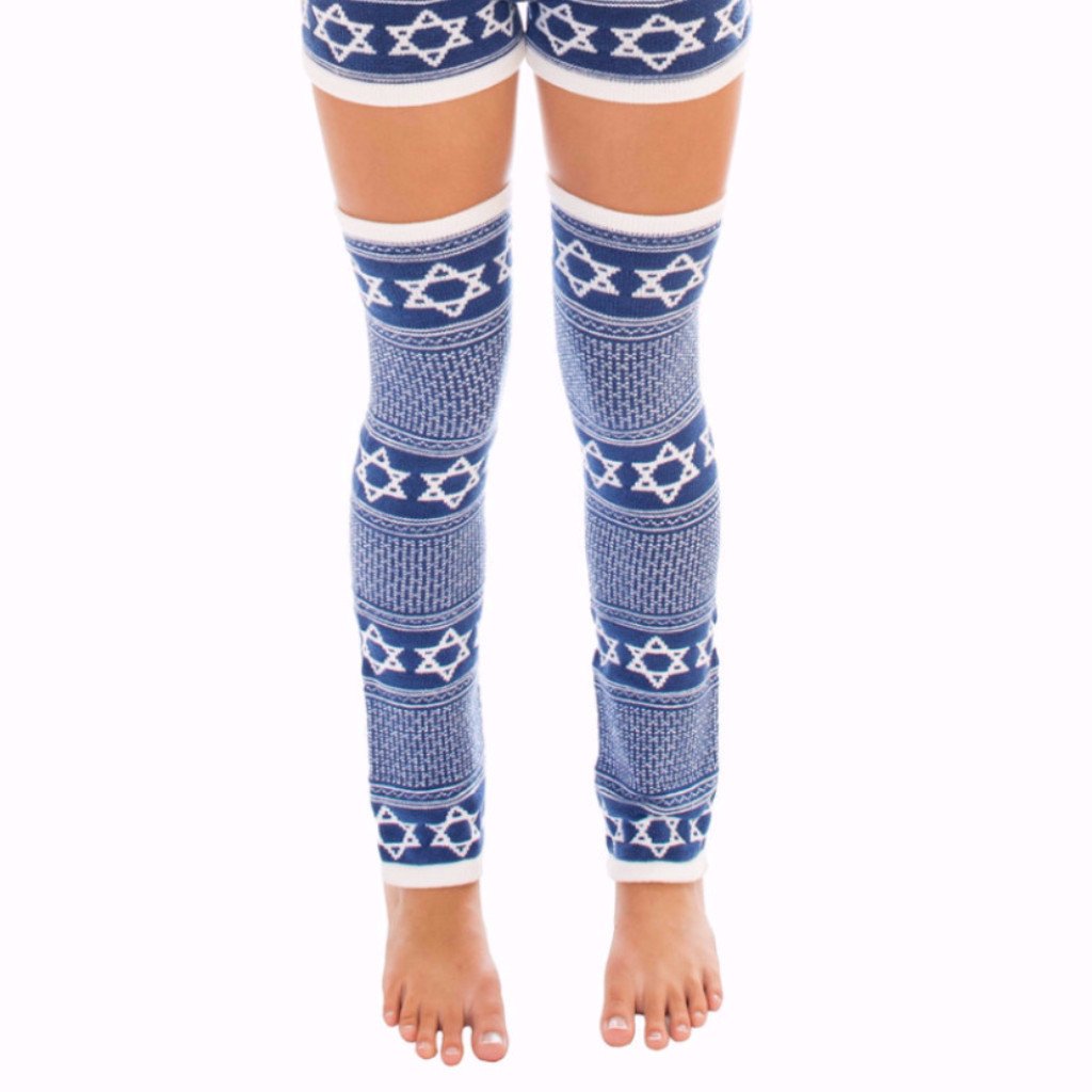 Star of David Royal Blue Leg Warmers、mySite、topwebapps