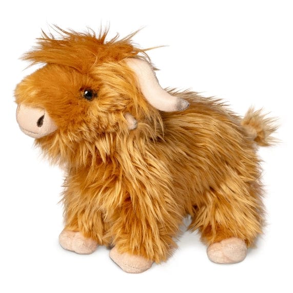 Standing Plush Highland Cow with Sound、mySite、g9winljtr