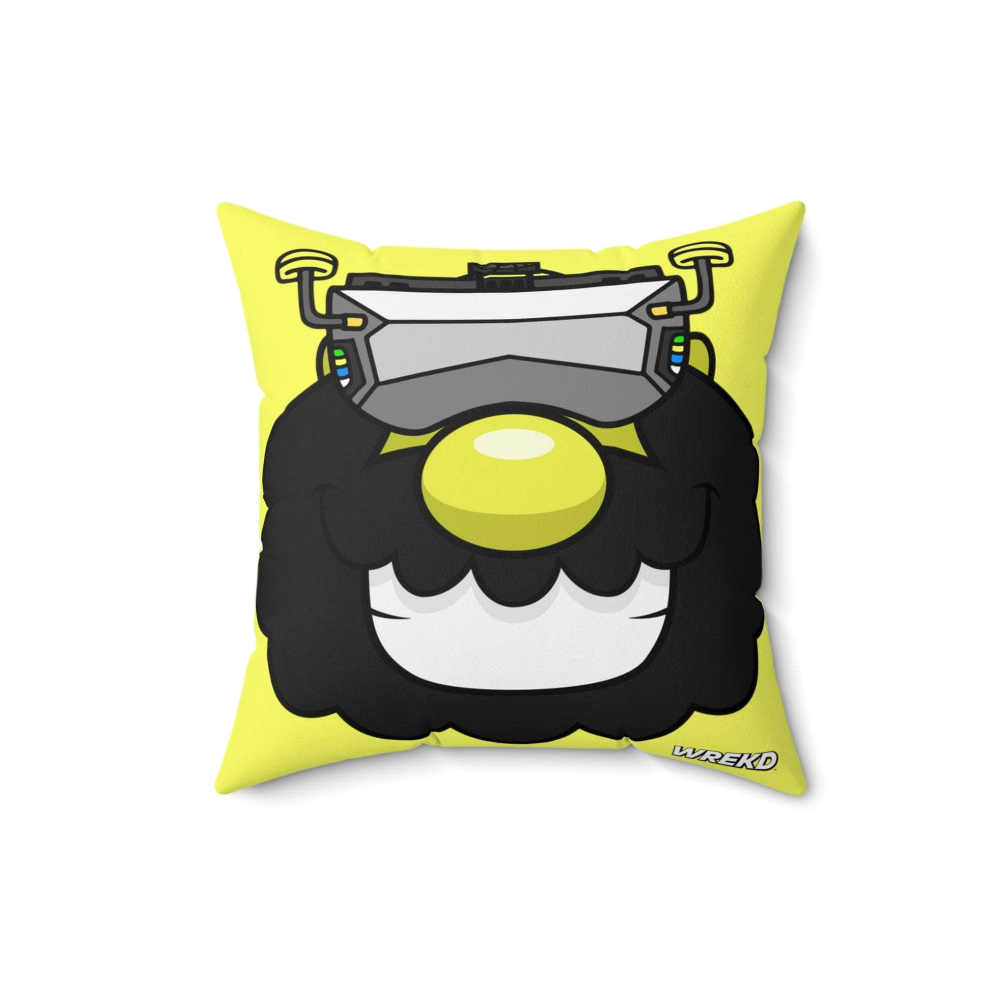 FPV Kaveman Square Pillow by WREKD Co. - Choose Size、mySite、merchandisen