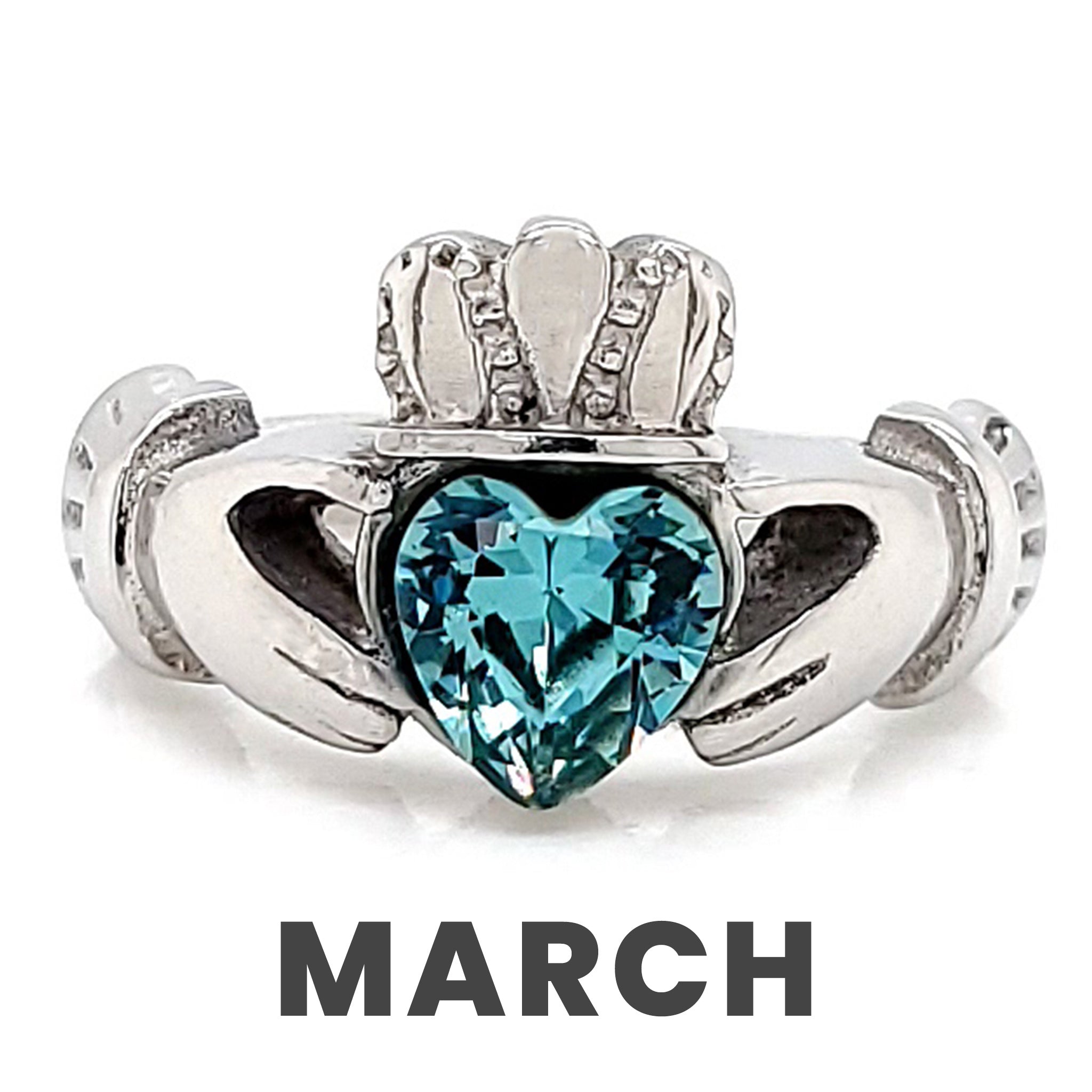 Claddagh Love, Loyalty, & Friendship Birthstone Ring / FBS0001、mySite、dreamappss