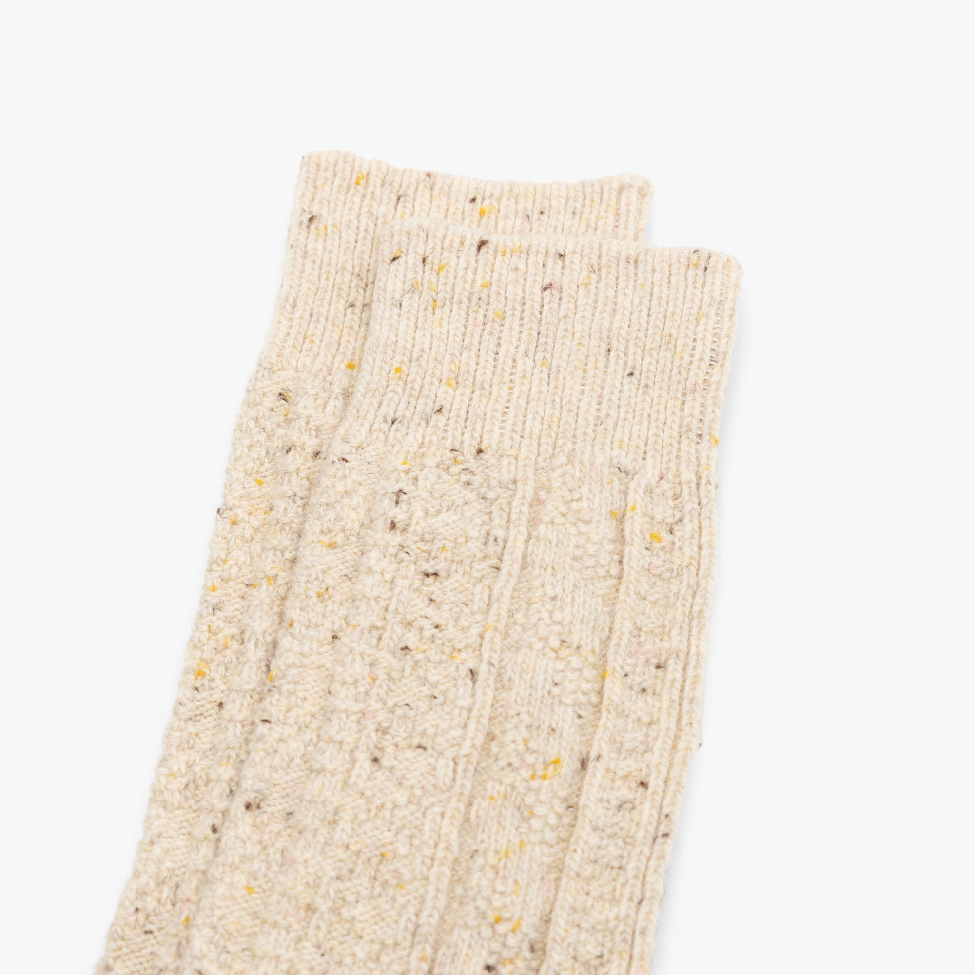  BEAMS PLUS Cable Nep Crazy Socks / Off-White、mySite、merchandisen