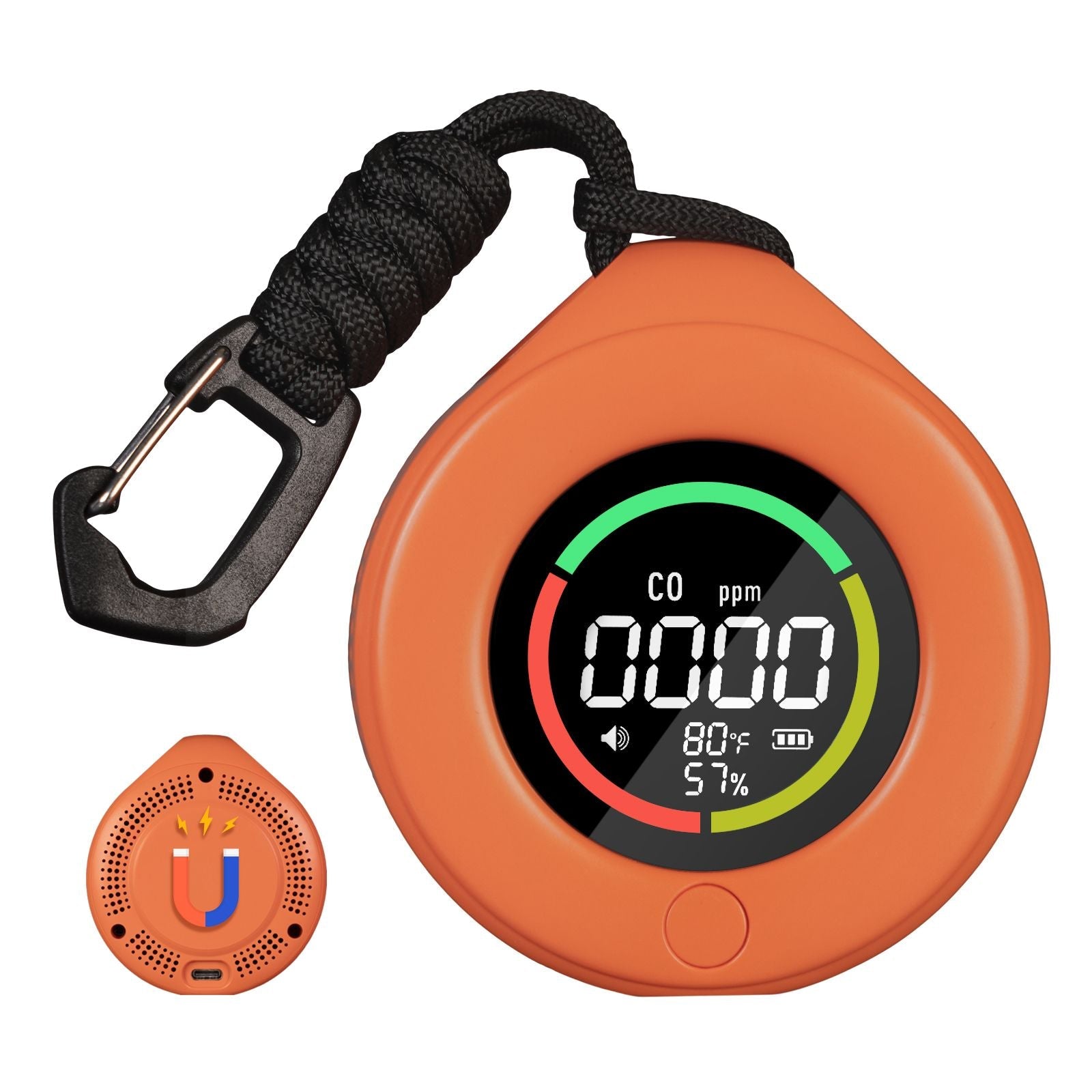 Mini Carbon Monoxide Detector Portable Temp/Humi/CO Meter、mySite、fannypackpong