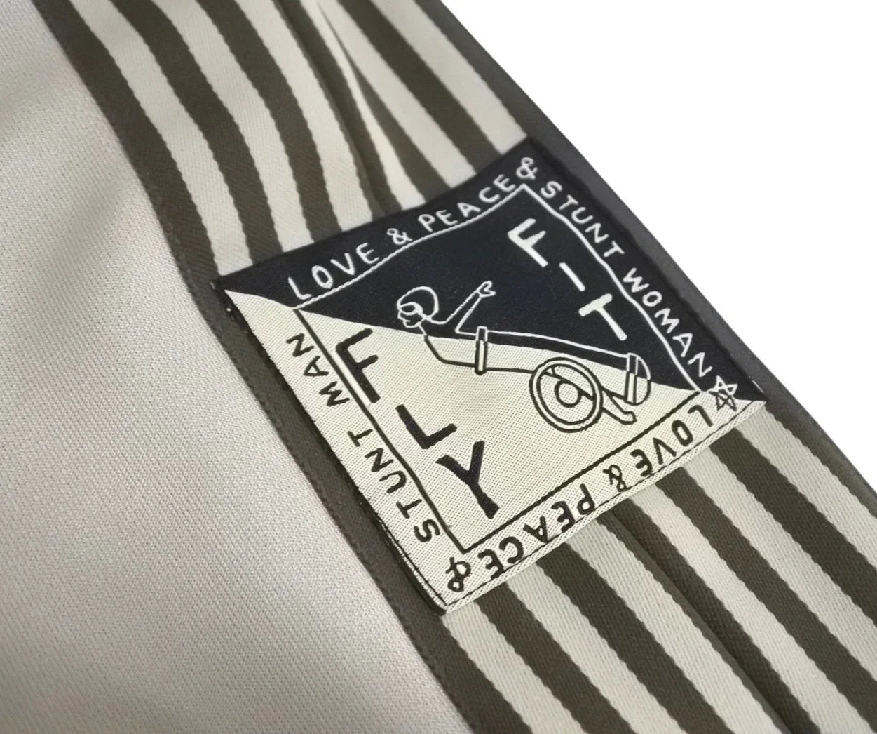 SMOOTH JERSEY STANTMAN & WOMAN SUPER BAGGY TRUCK PANT (BANNER STRIPE)、mySite、zt4zffjzw