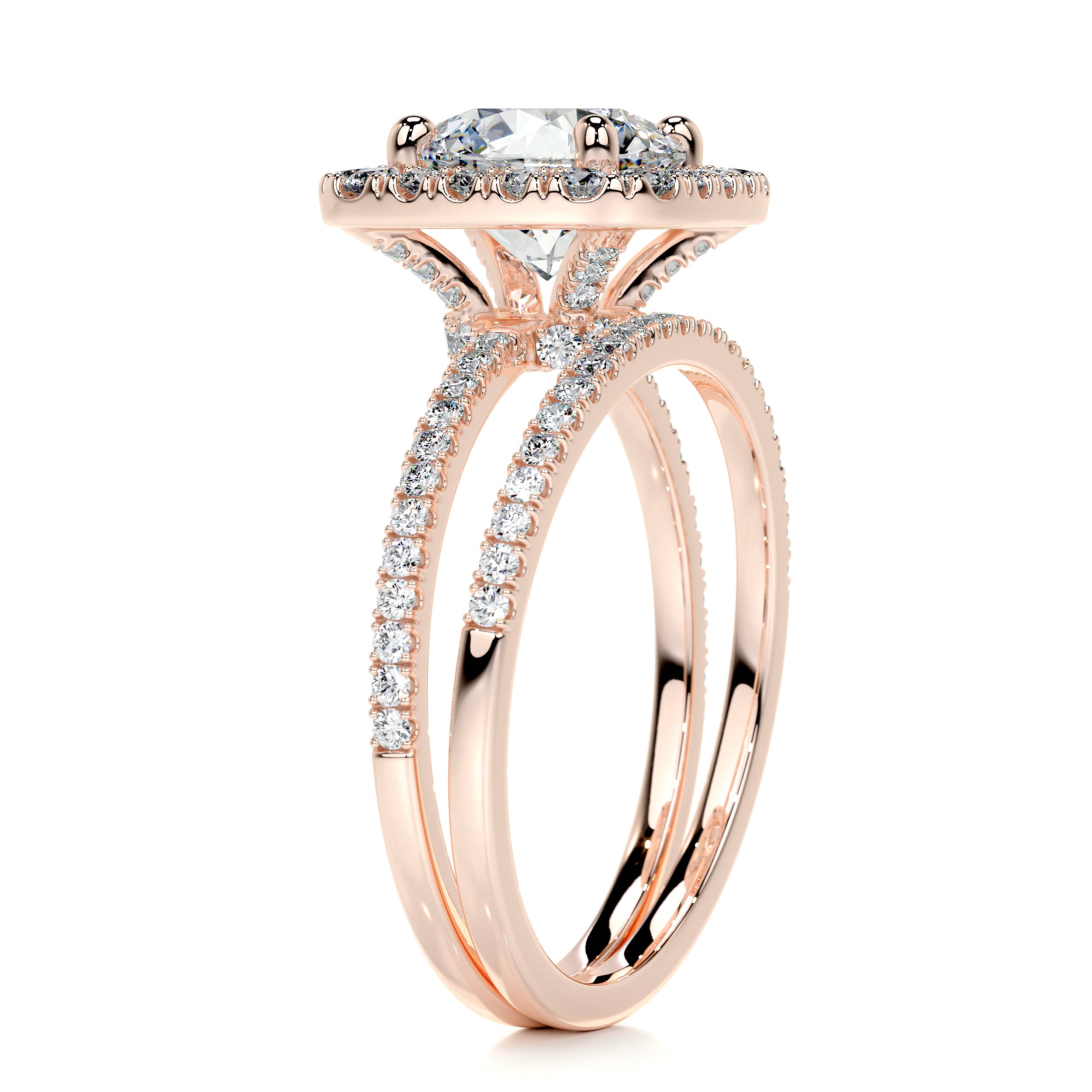Catalina Diamond Bridal Set -14K Rose Gold、mySite、hinf8tx79