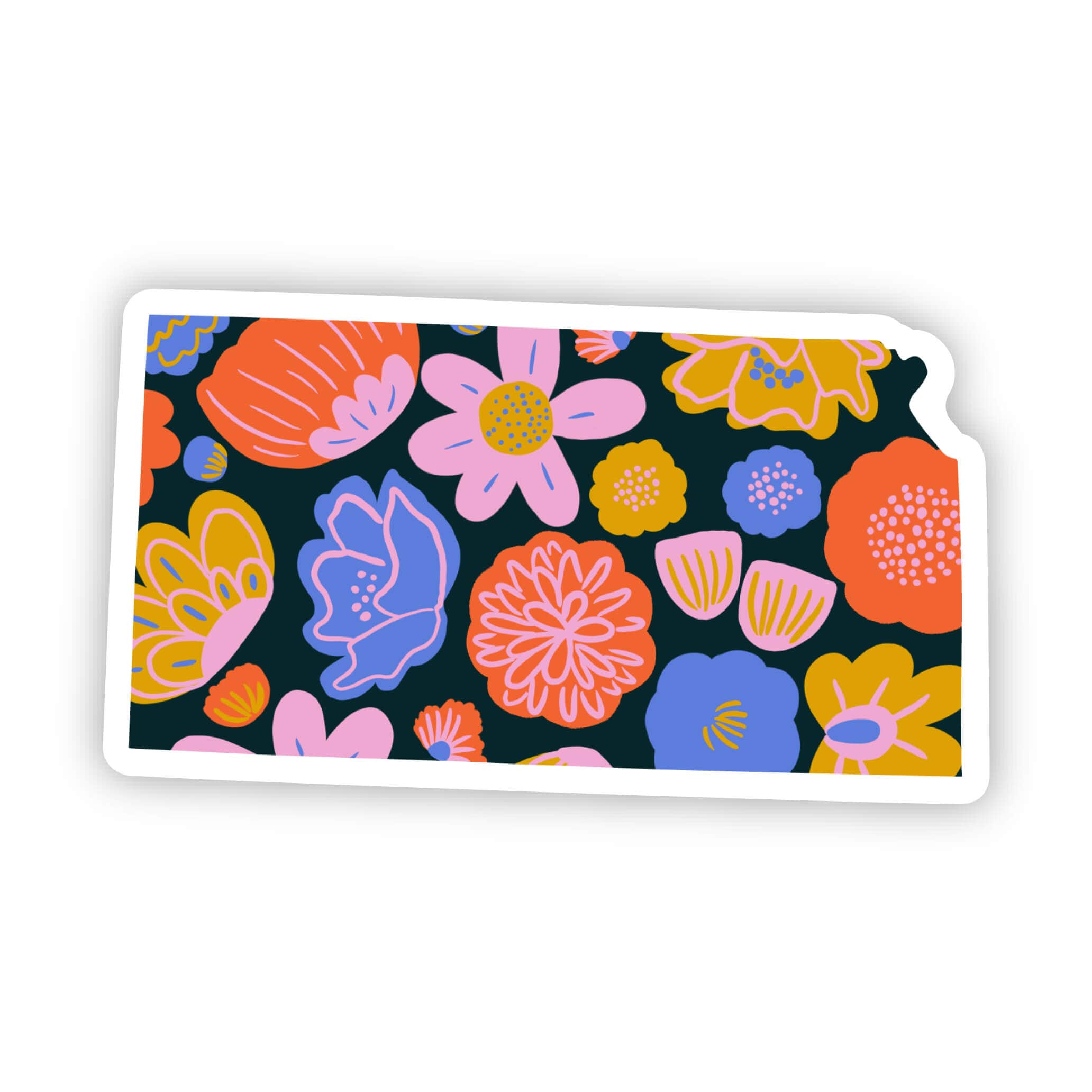  Kansas Sticker - Colorful Flower、mySite、elrpsem3k