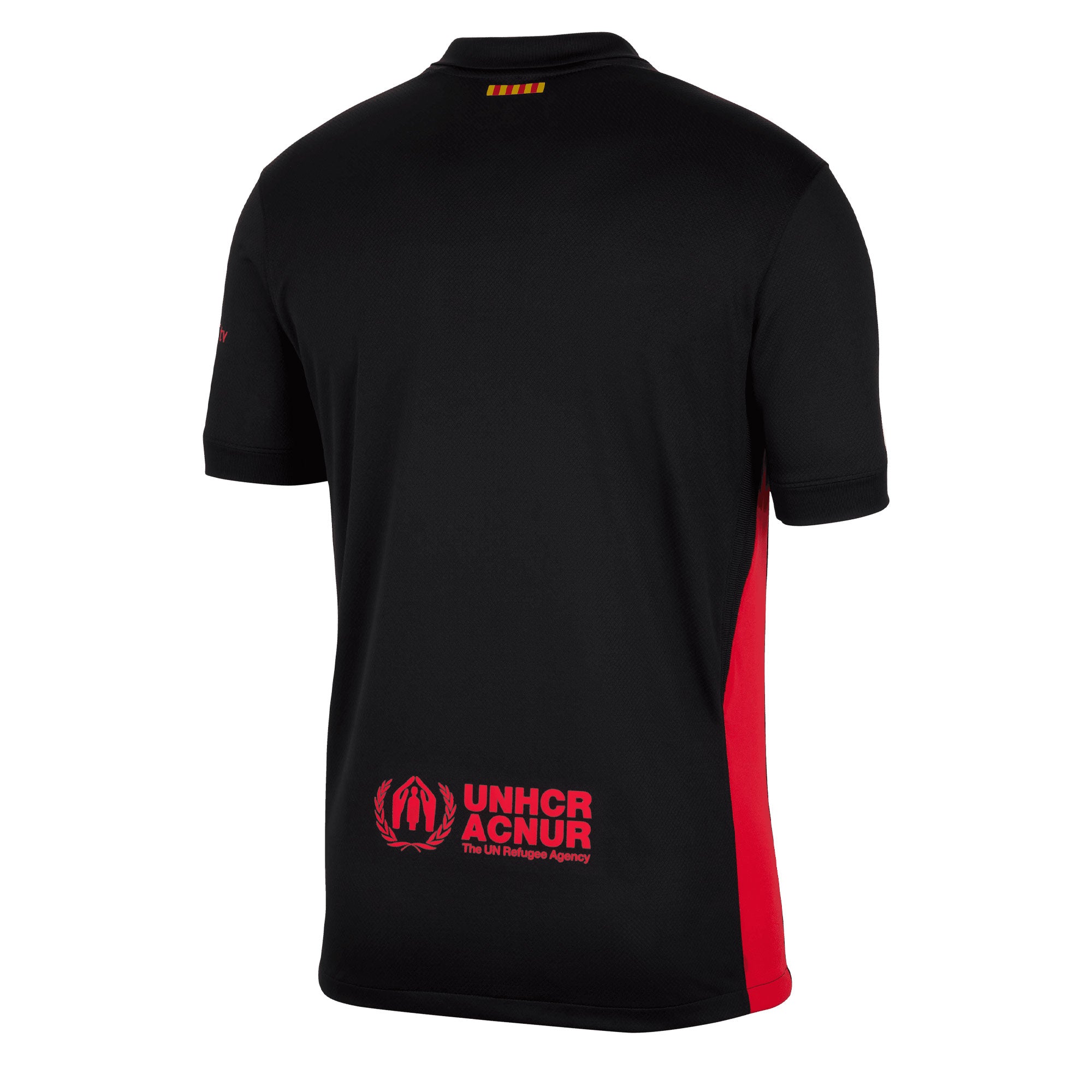 Nike Men's FC Barcelona 2024/25 Away Jersey Black/Red、mySite、noshort