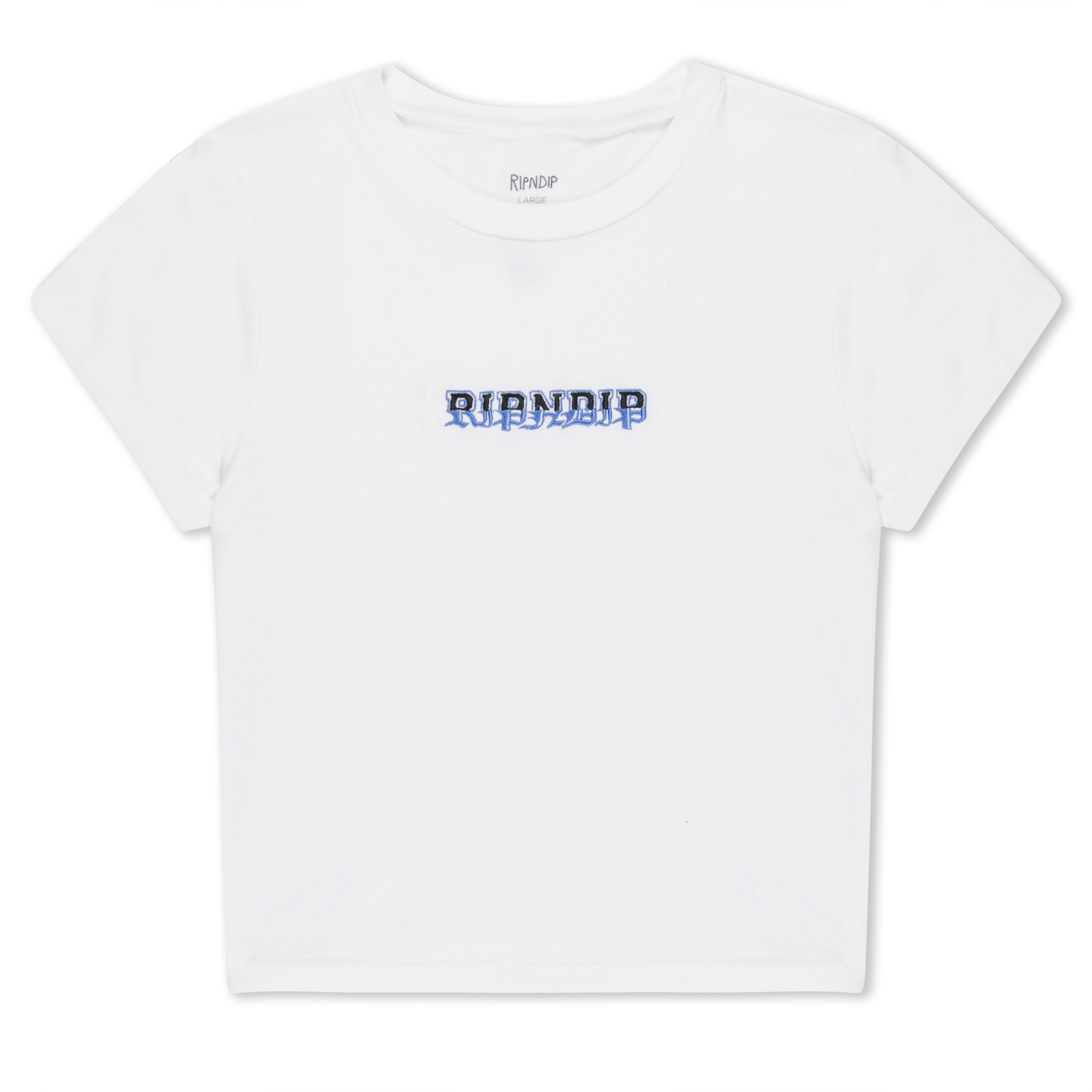  Rich Spirit Cropped Baby Tee (White)、mySite、merchandisen