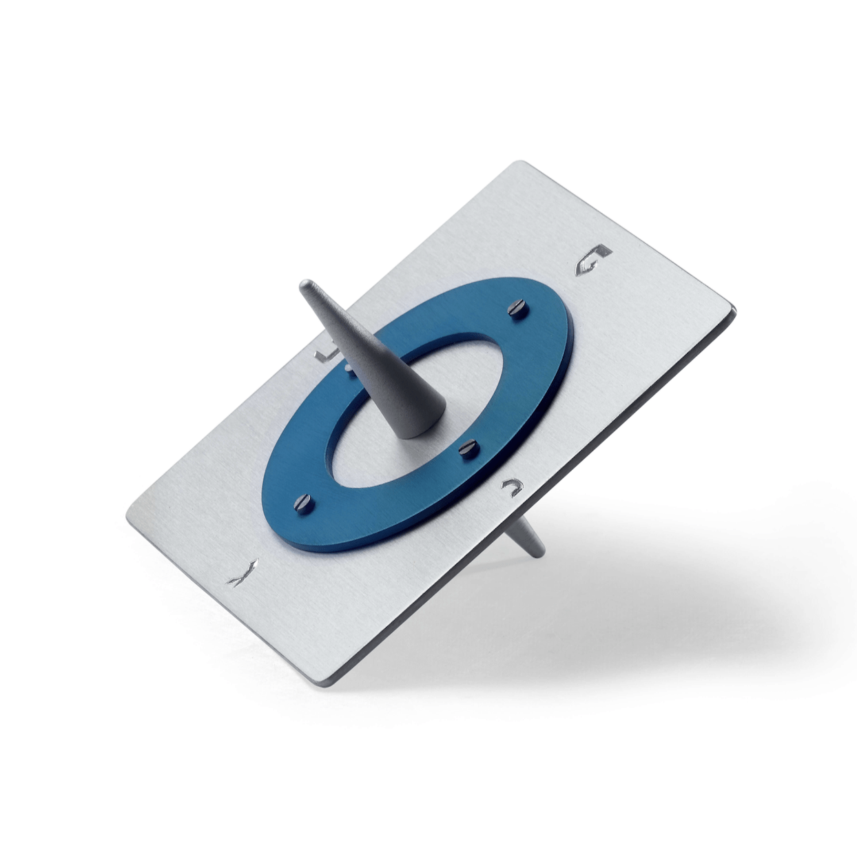 Blue Square Saturn Dreidel by Laura Cowan、mySite、topwebapps