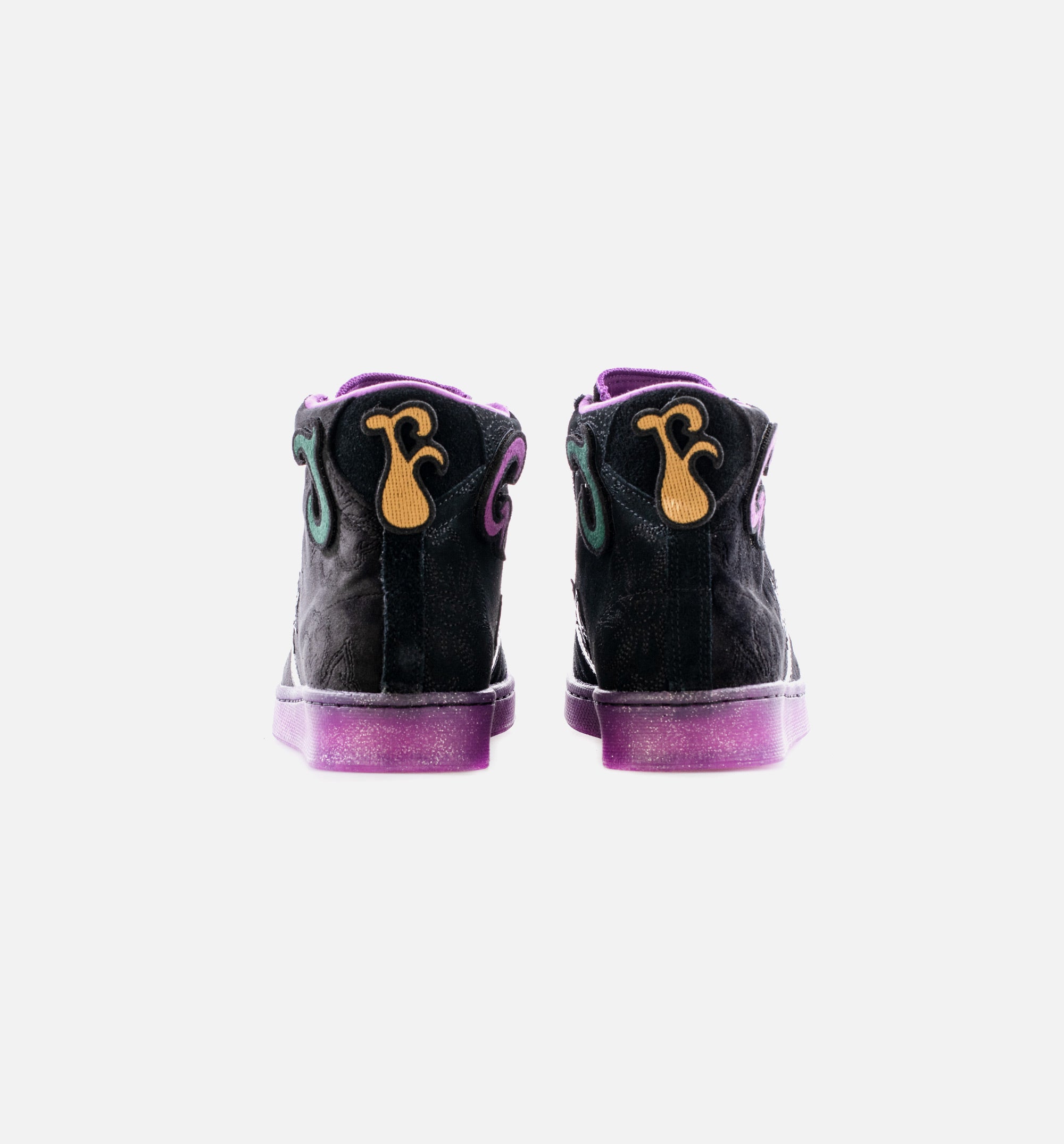 Joe Freshgoods X Pro Leather Hi Top Mens Lifestyle Shoe - Black/Purple、mySite、dreamappss