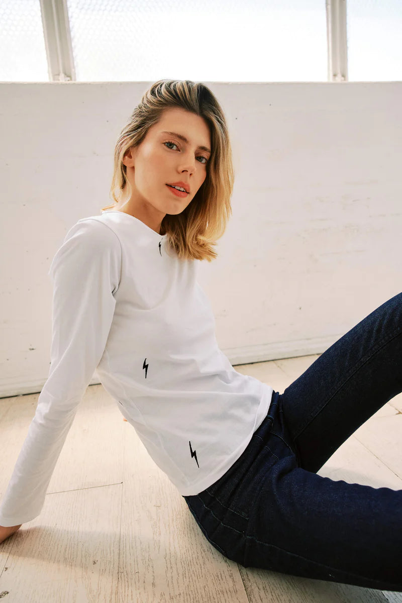 Catherine Gee Long Sleeve Tee, Bolt - Final Sale、mySite、noshort