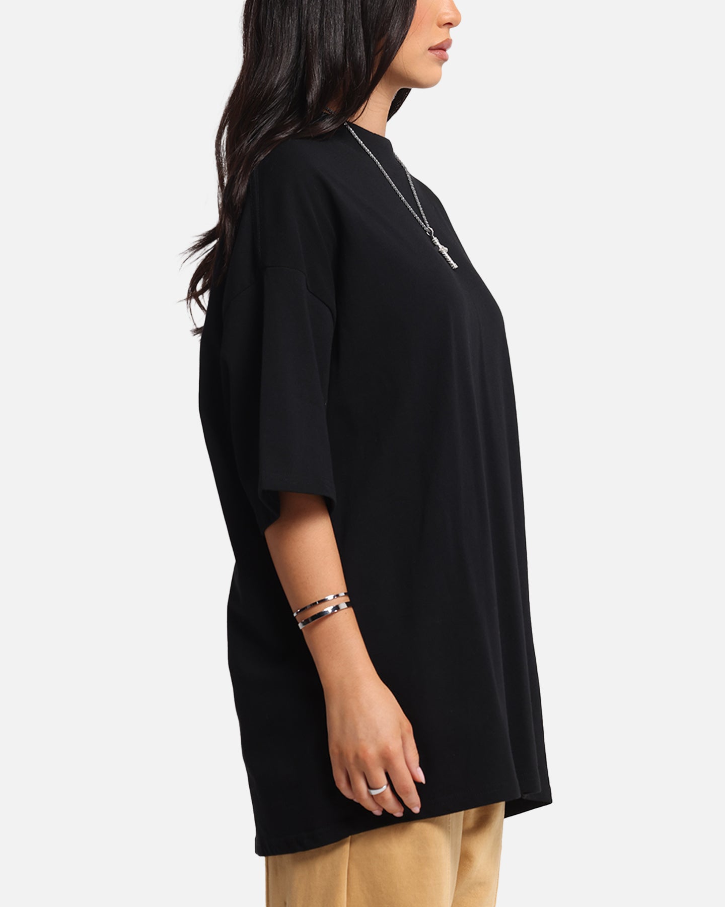 Carre Level Up Mock Neck T-Shirt Black、mySite、zt4zffjzw