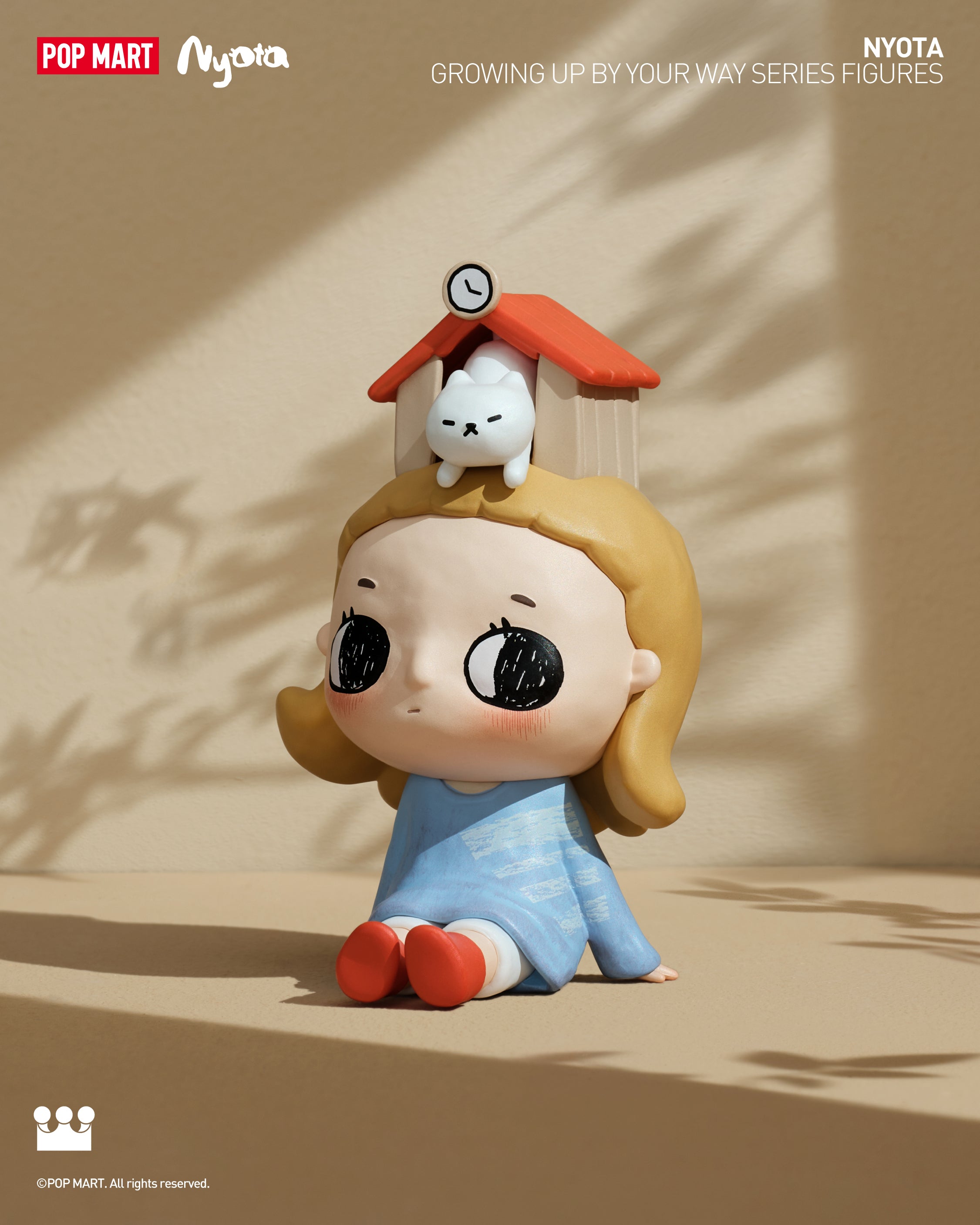  POP MART Nyota Growing up by Your Way Series Figures、mySite、greenlandpopulation